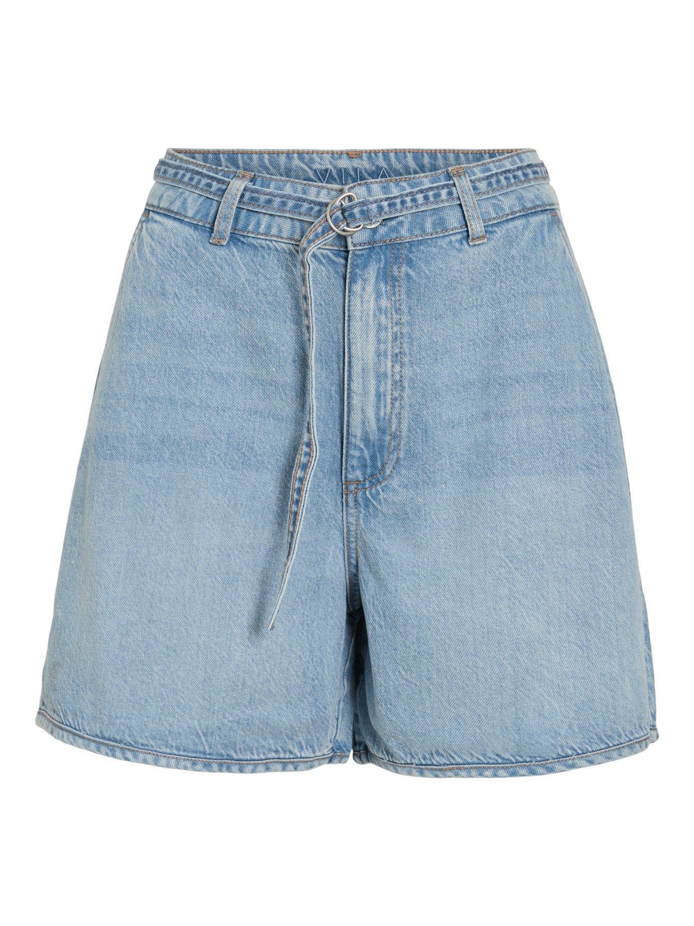 Kiki Belt Denim Short Light Blue Denim