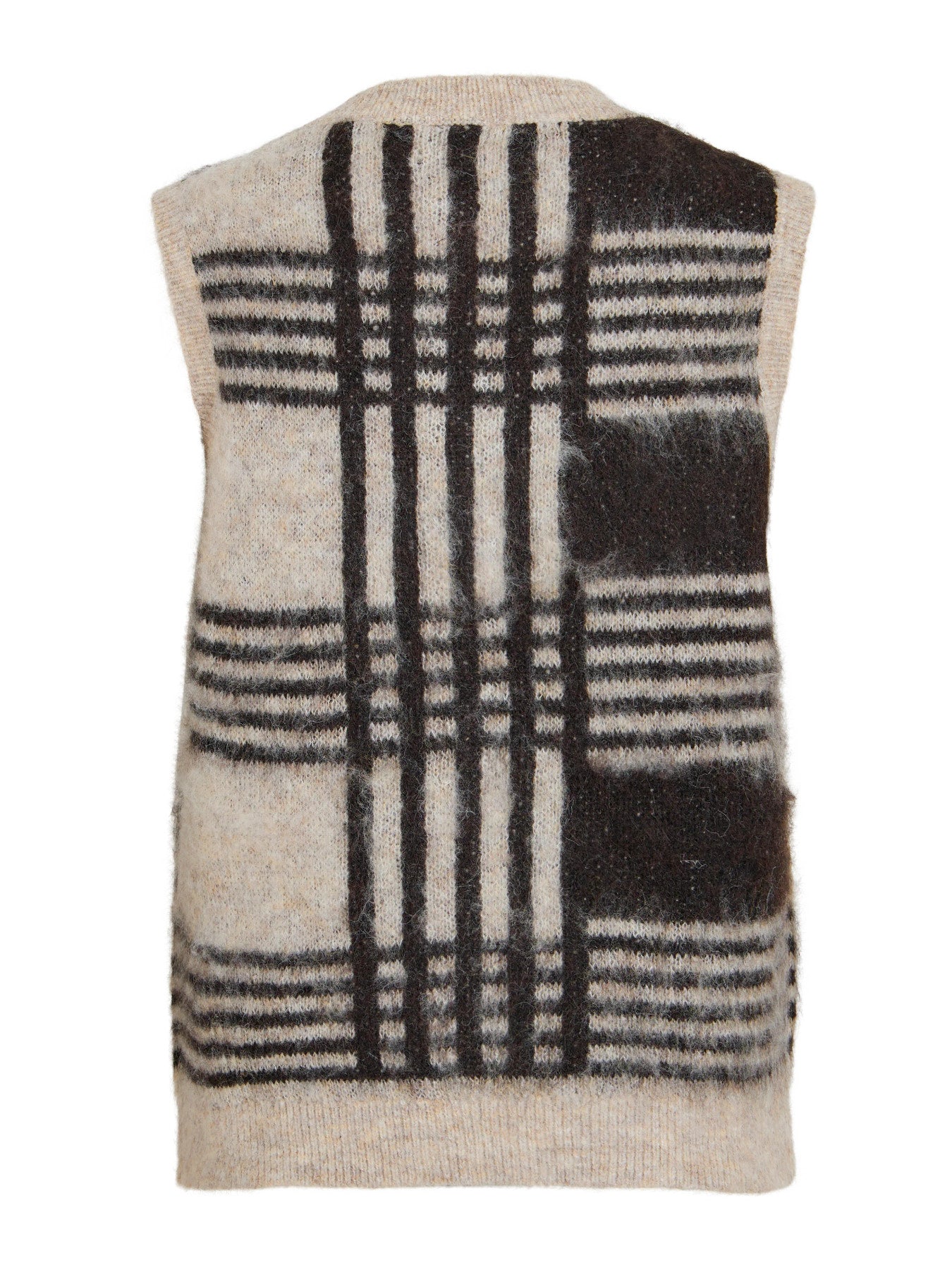 Selba Check Knit Vest