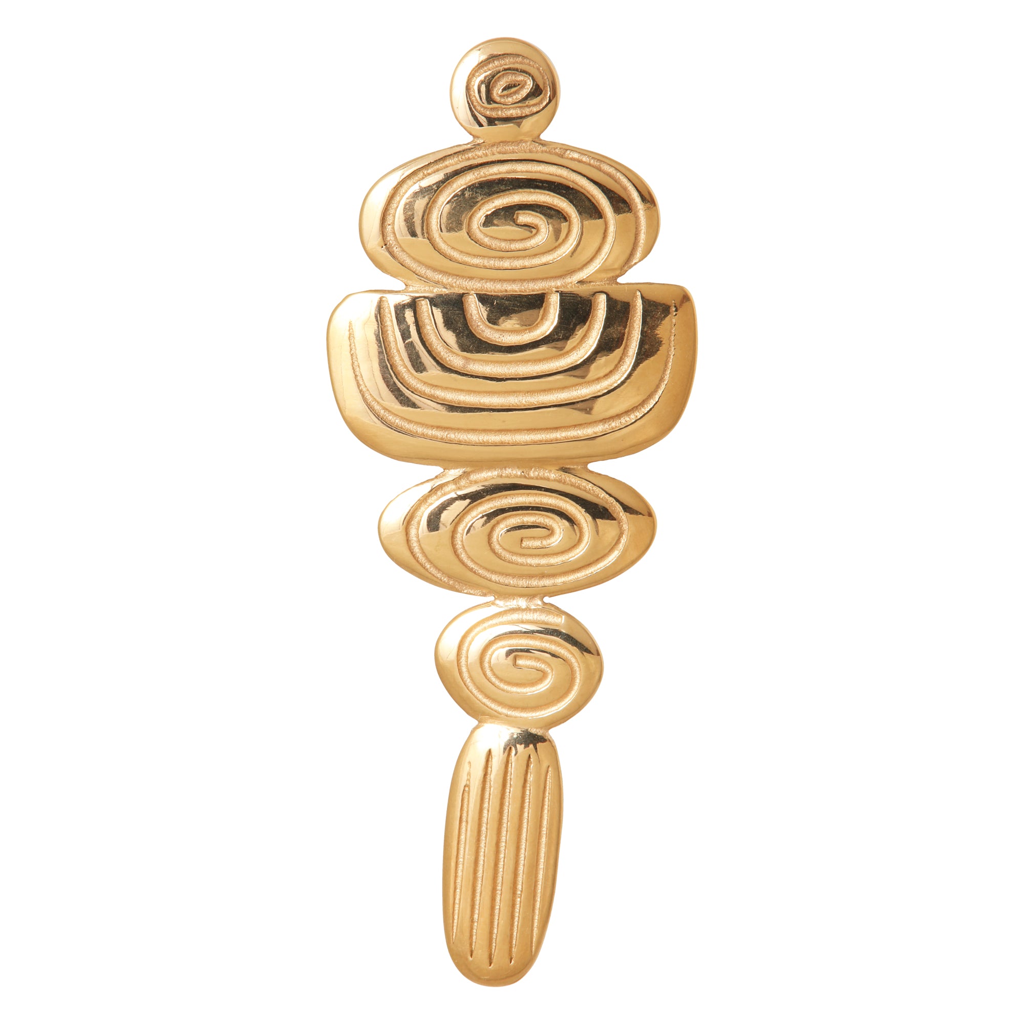 Greek Elegance Hoops Gold