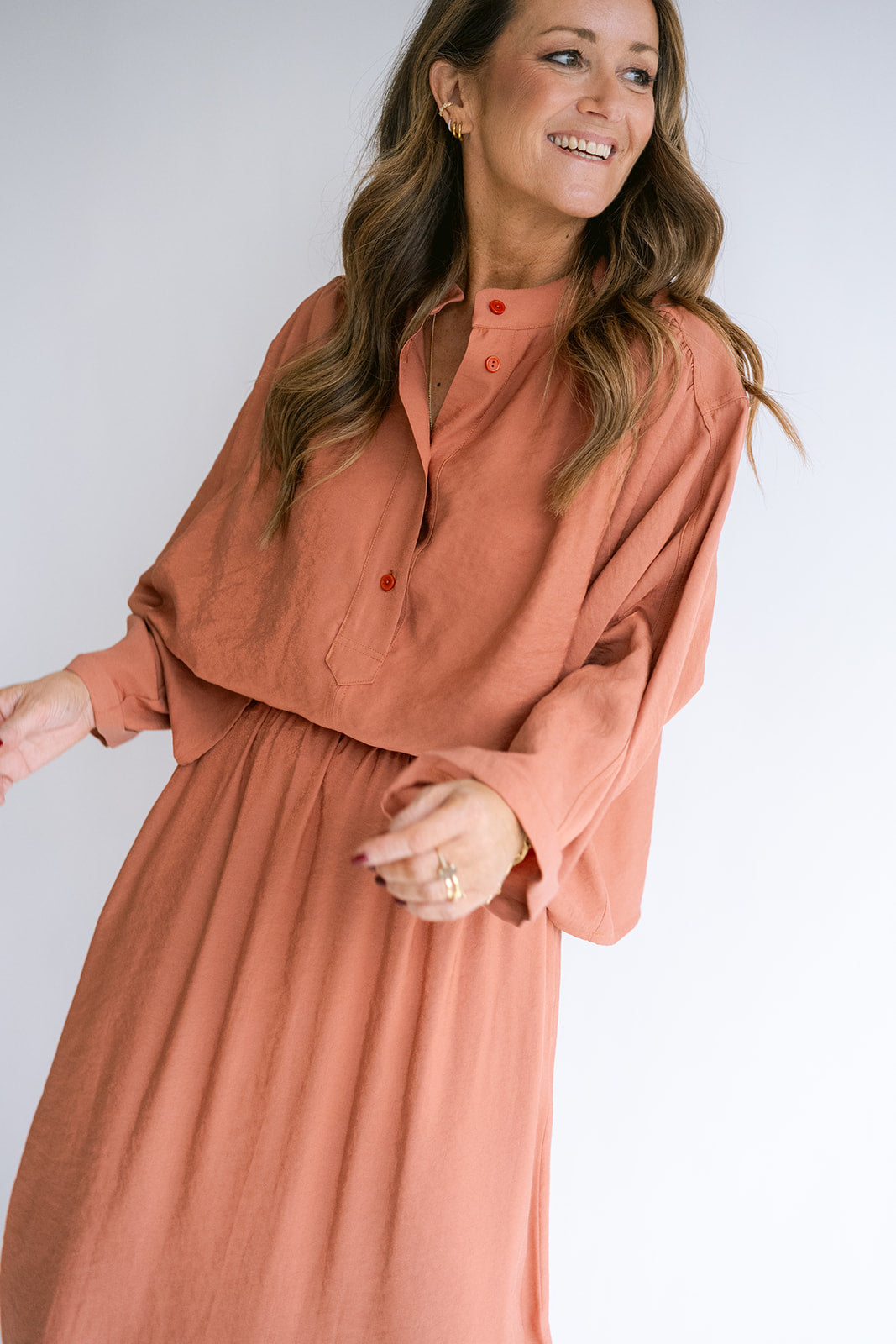 Juliette Skirt Brilliant Rust