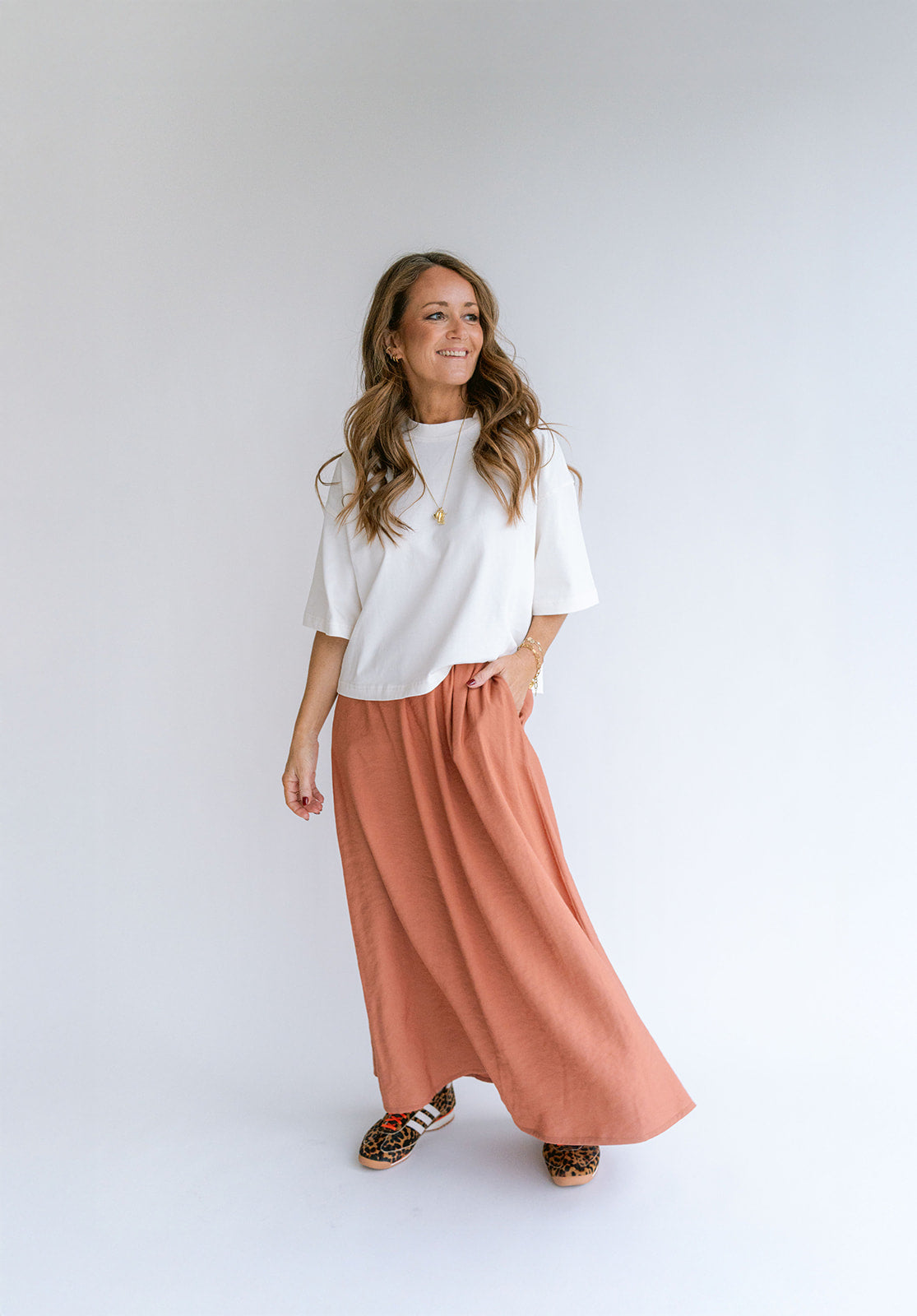 Juliette Skirt Brilliant Rust