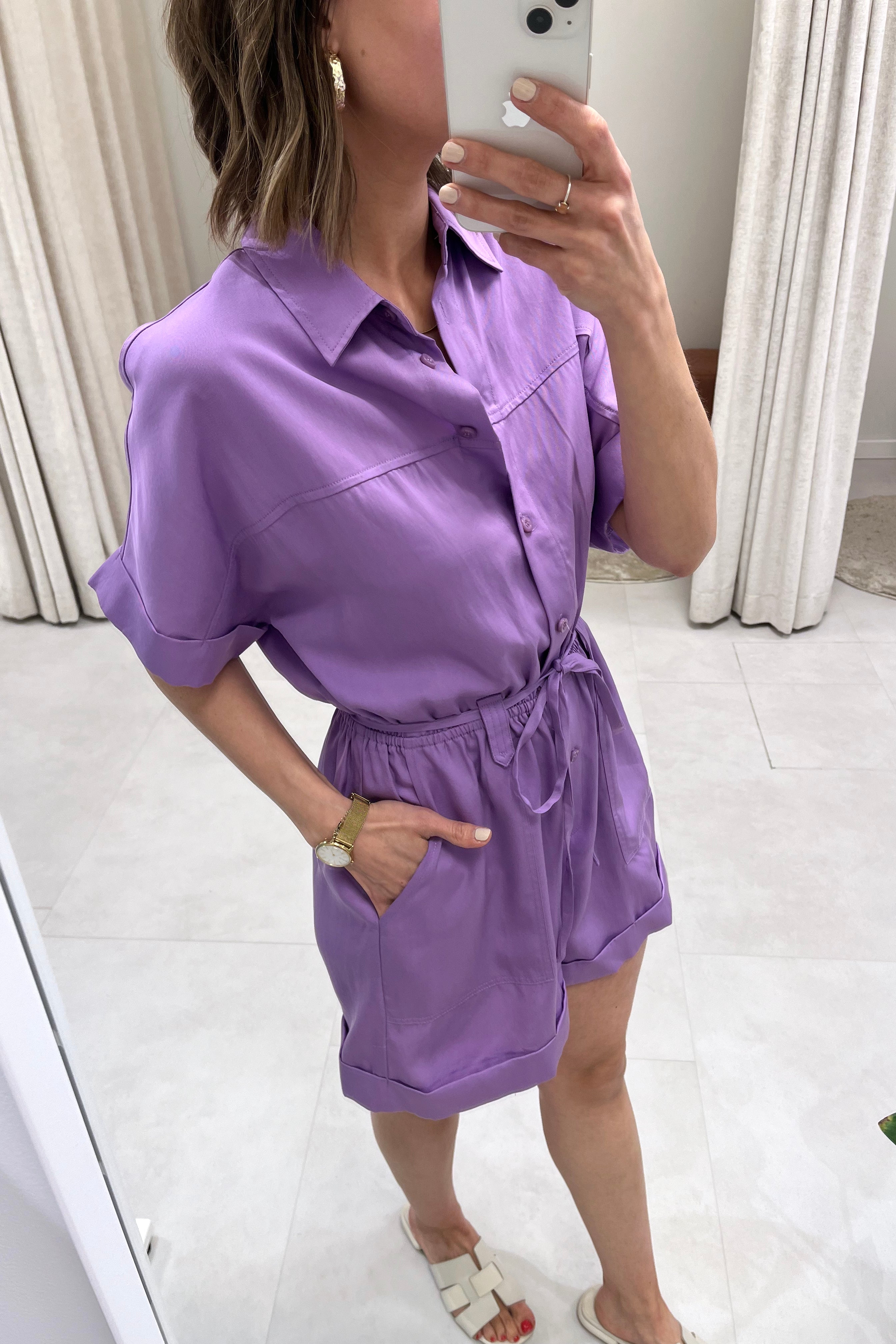 Lily Playsuit Lilas