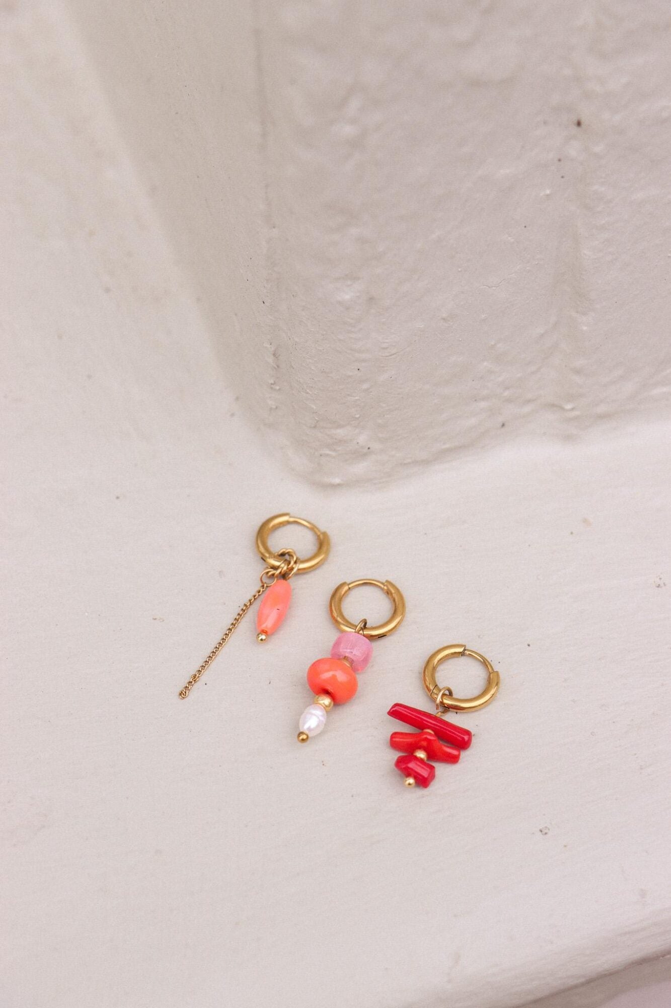Sunset Sorbet Hoop Gold
