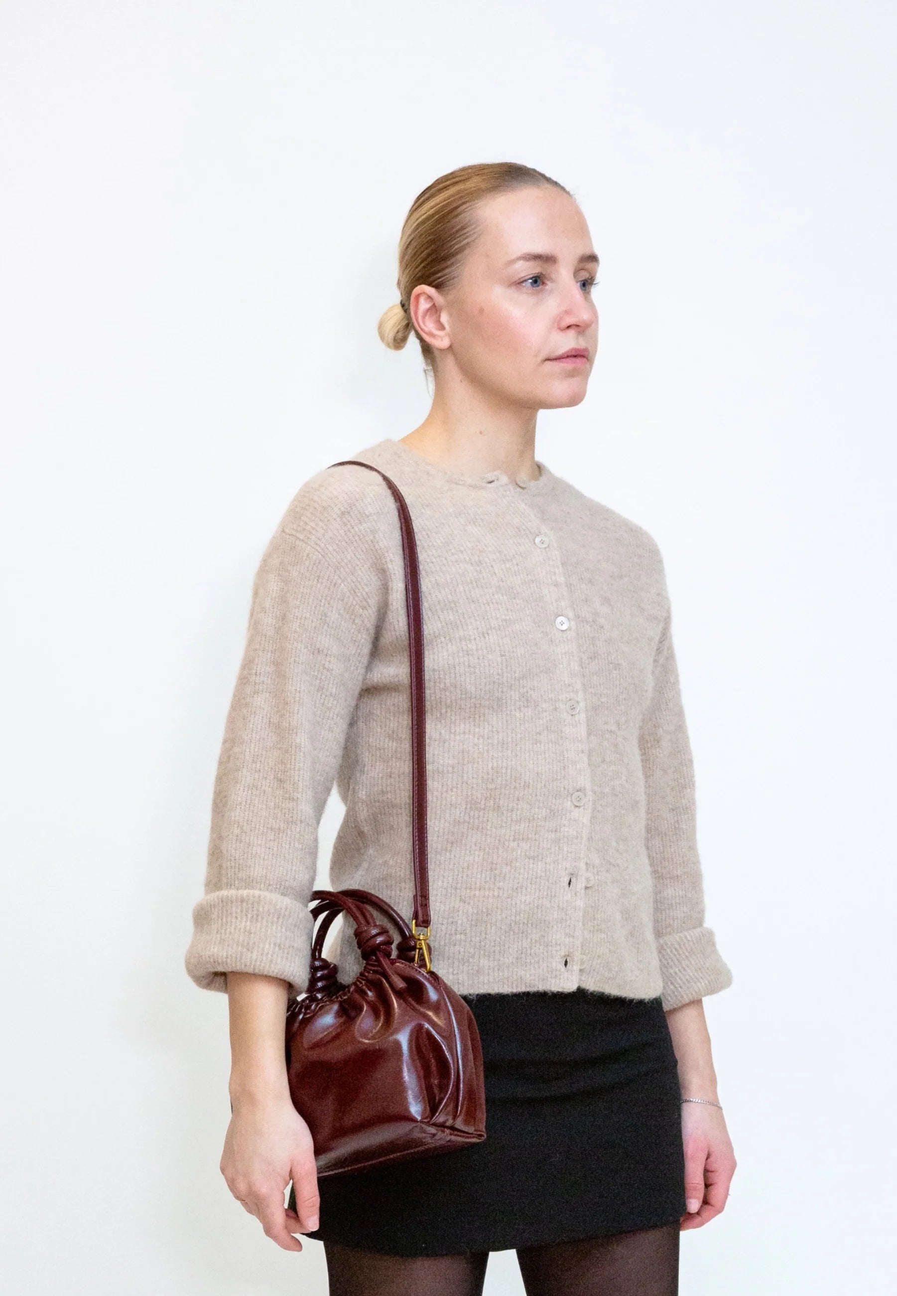Jolly Raw Bag Deep Burgundy