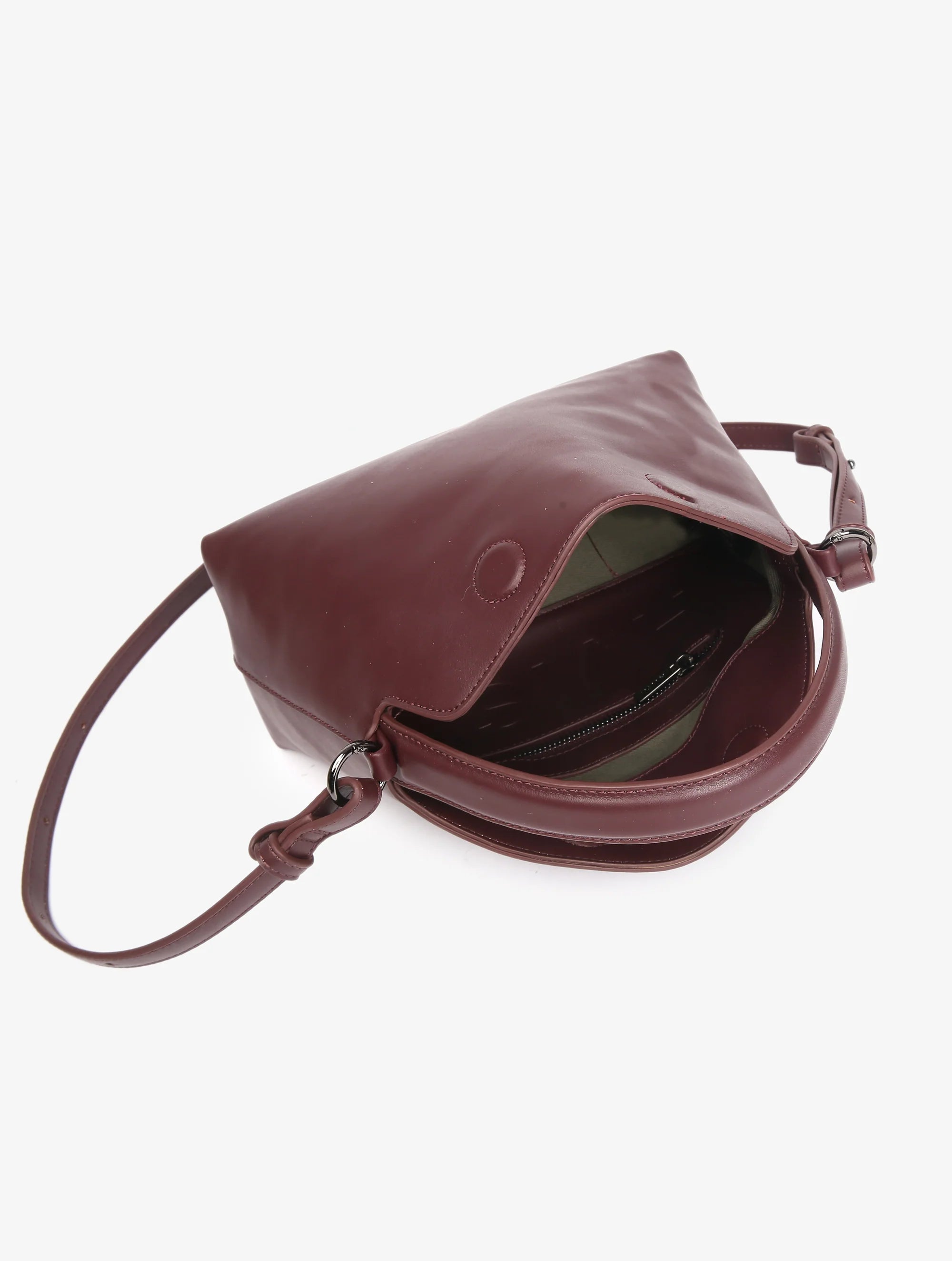 Note Soft Structure Bag Midnight Plum
