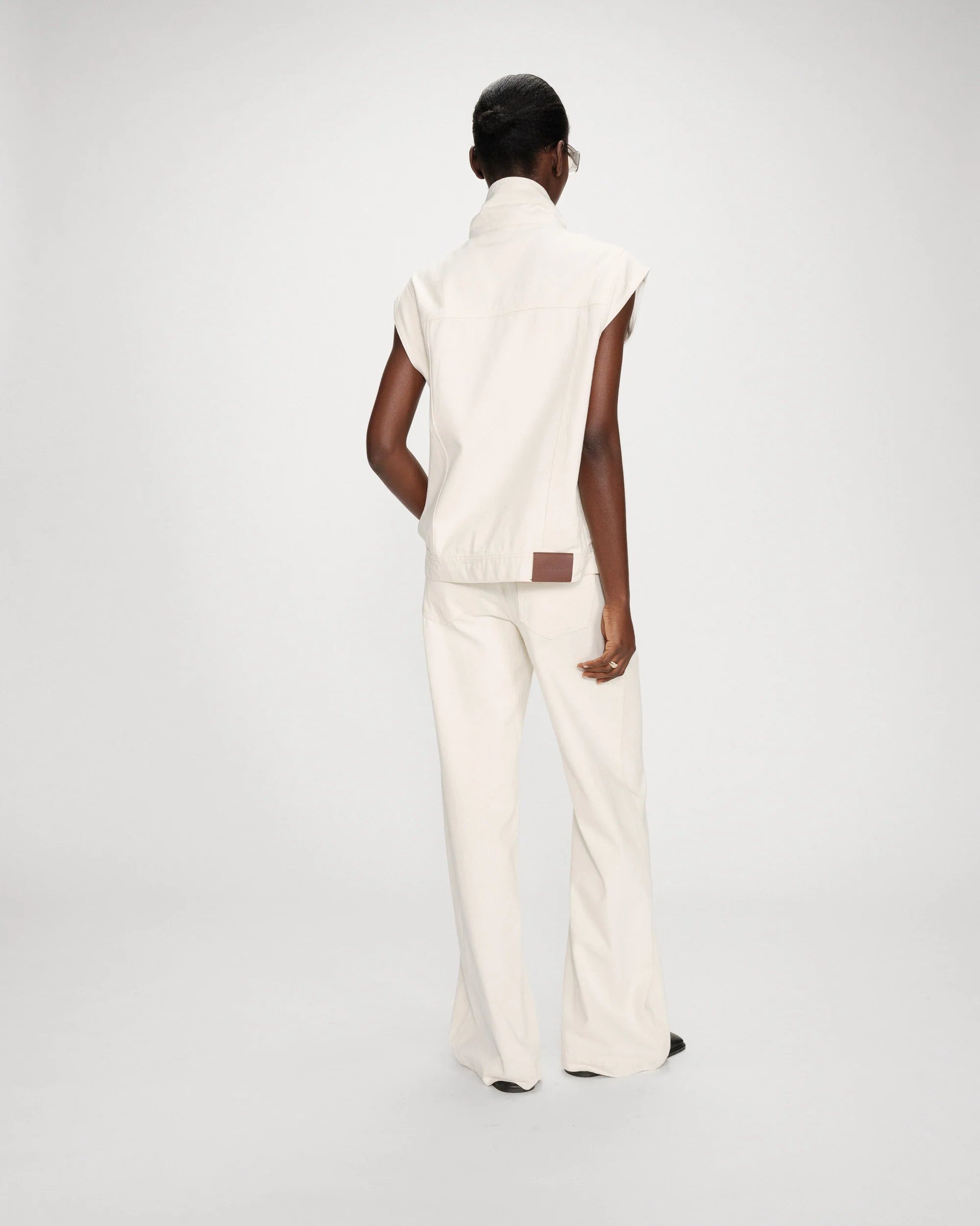 Vallonia Waistcoat Ecru