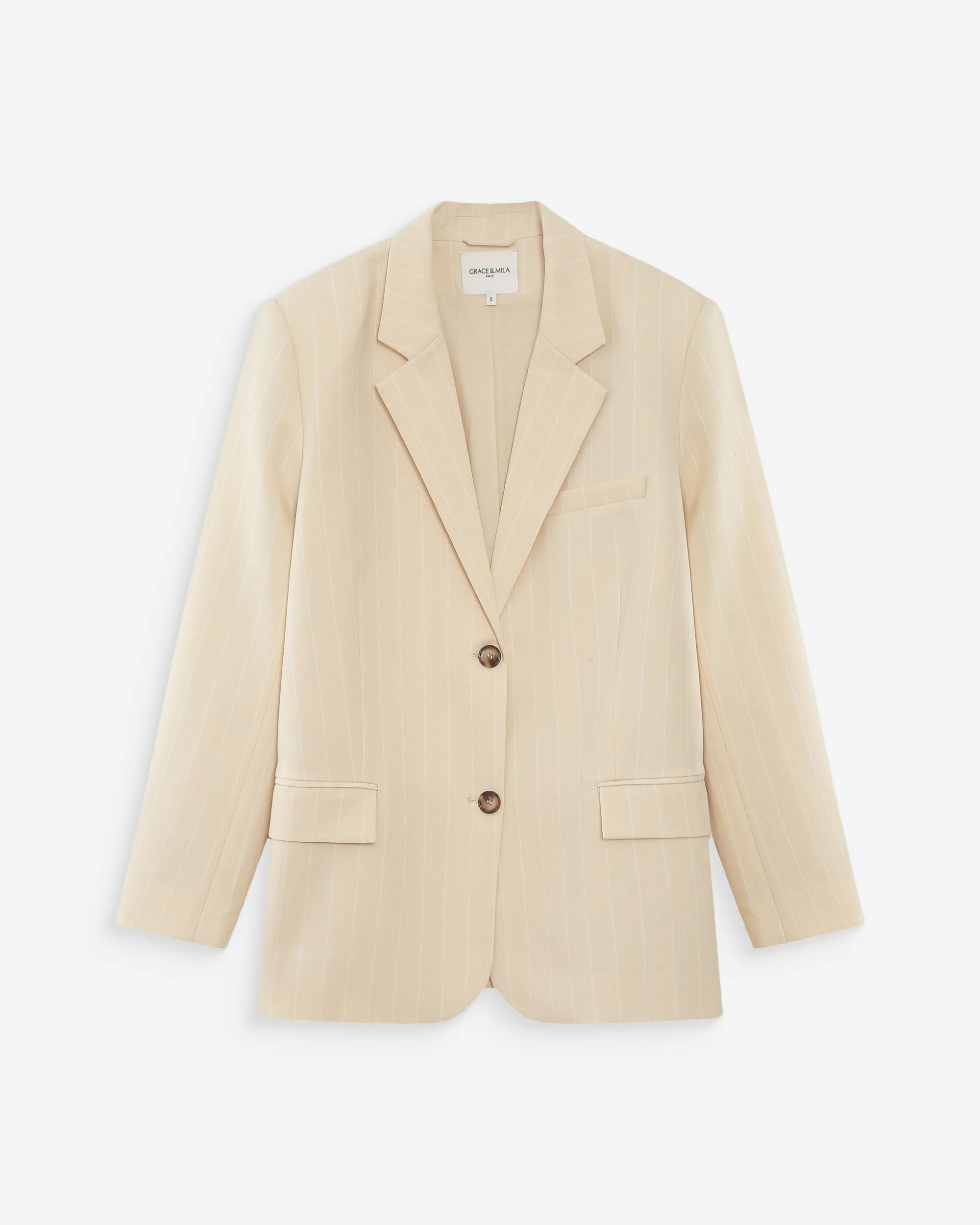 Velvet Blazer Vanille