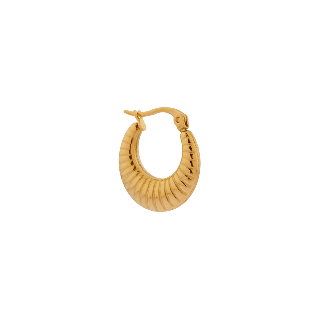 Whale Hoop Gold