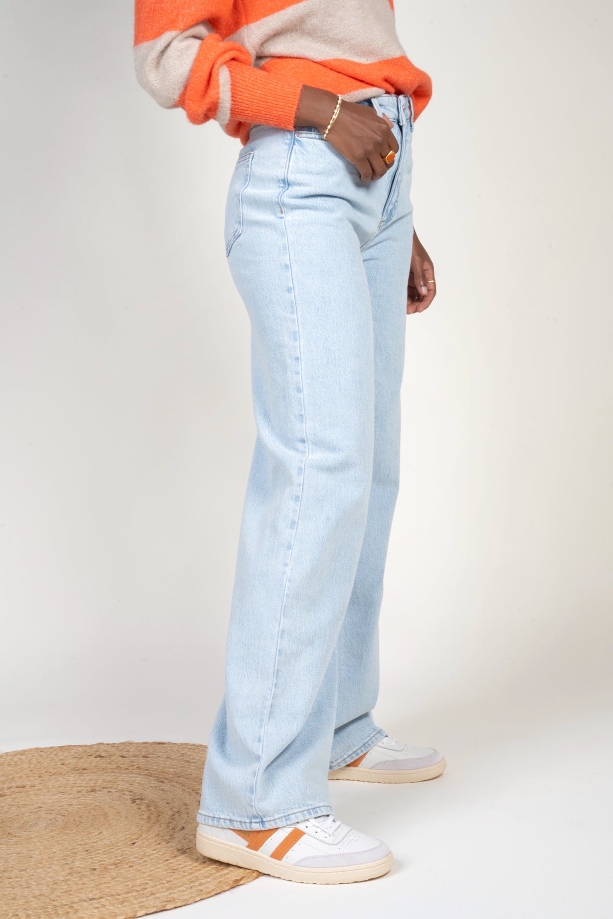 Freya Jaf Jeans Light Blue Denim/Washed