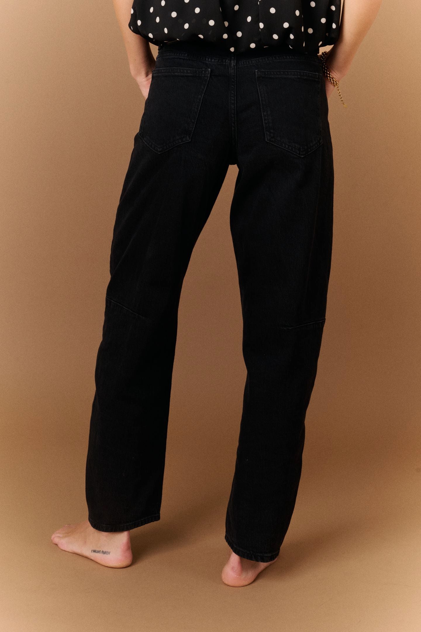 Brady Barrel Jeans Black