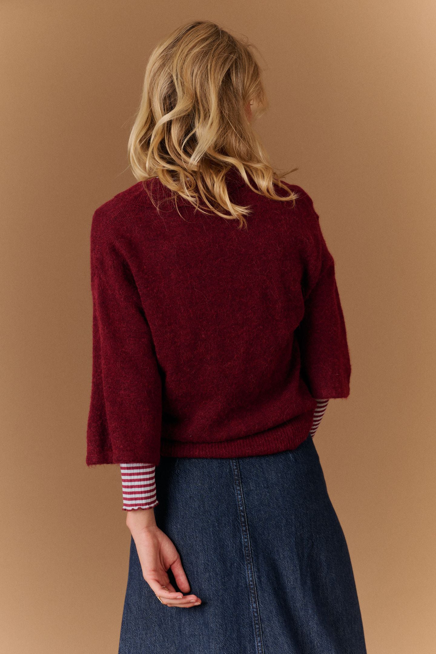 Kamara Knit Vest Rhododendron