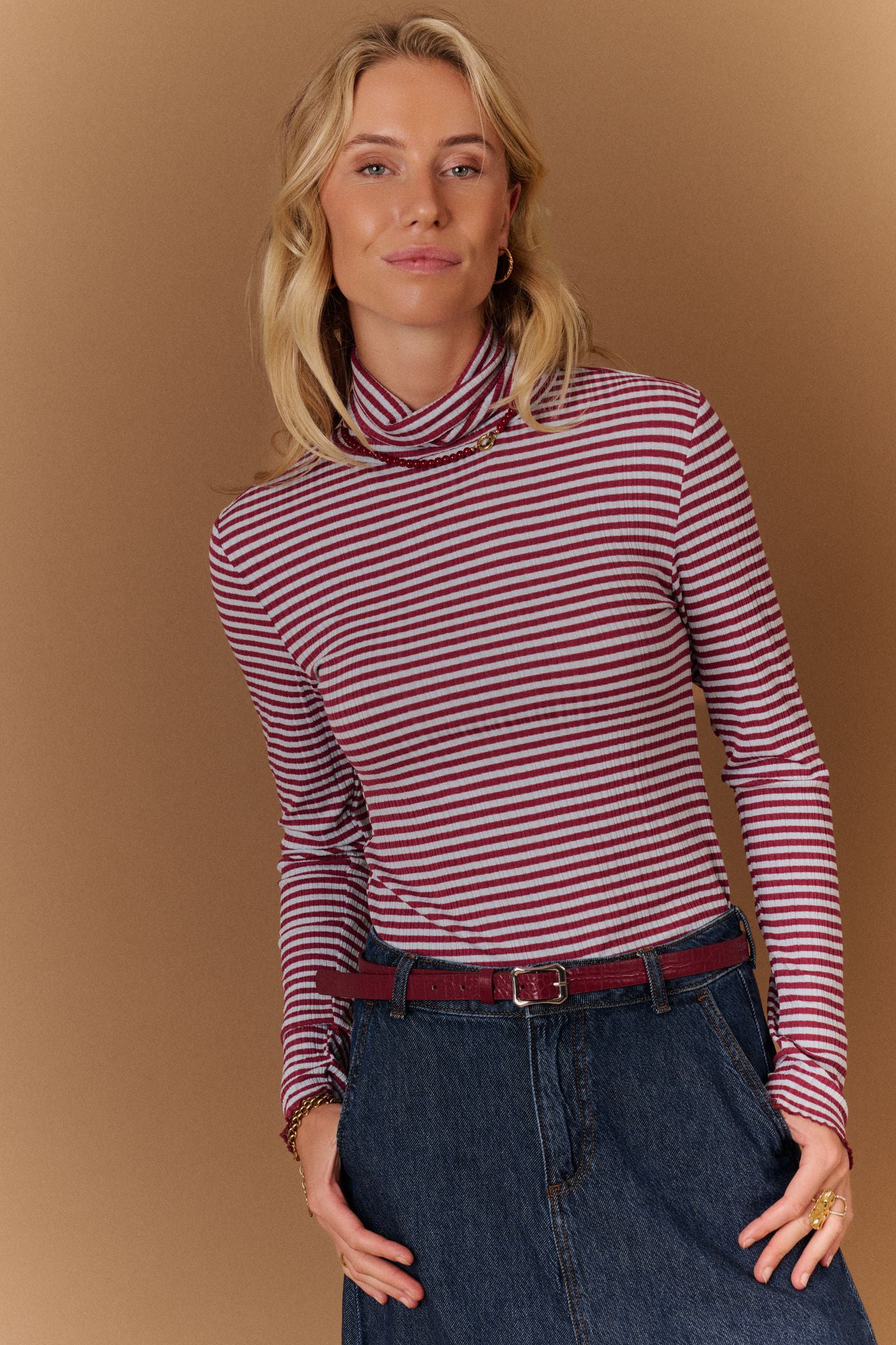 Cella Rollneck Rhododendron/Celestial Blue