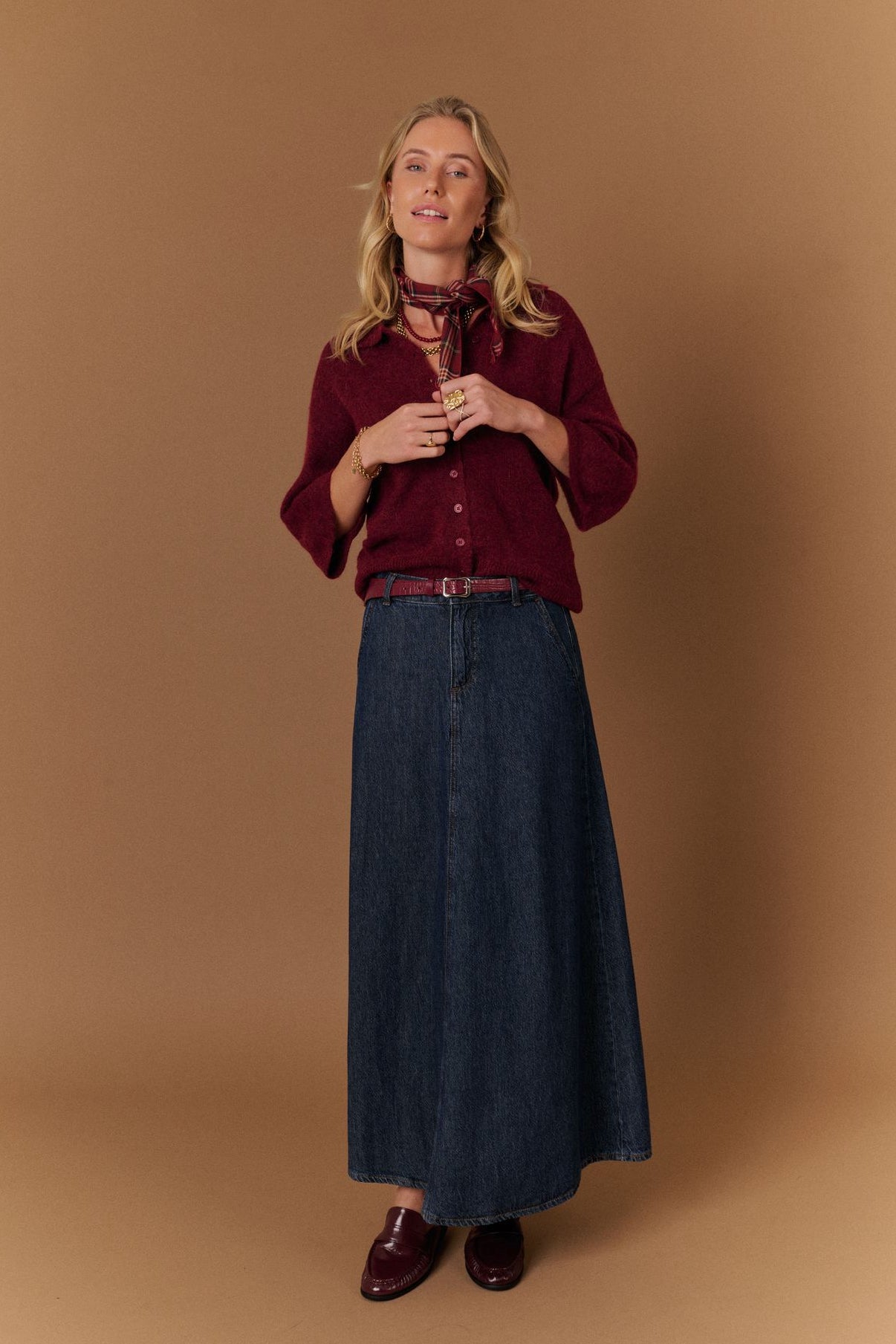 Kamara Knit Vest Rhododendron