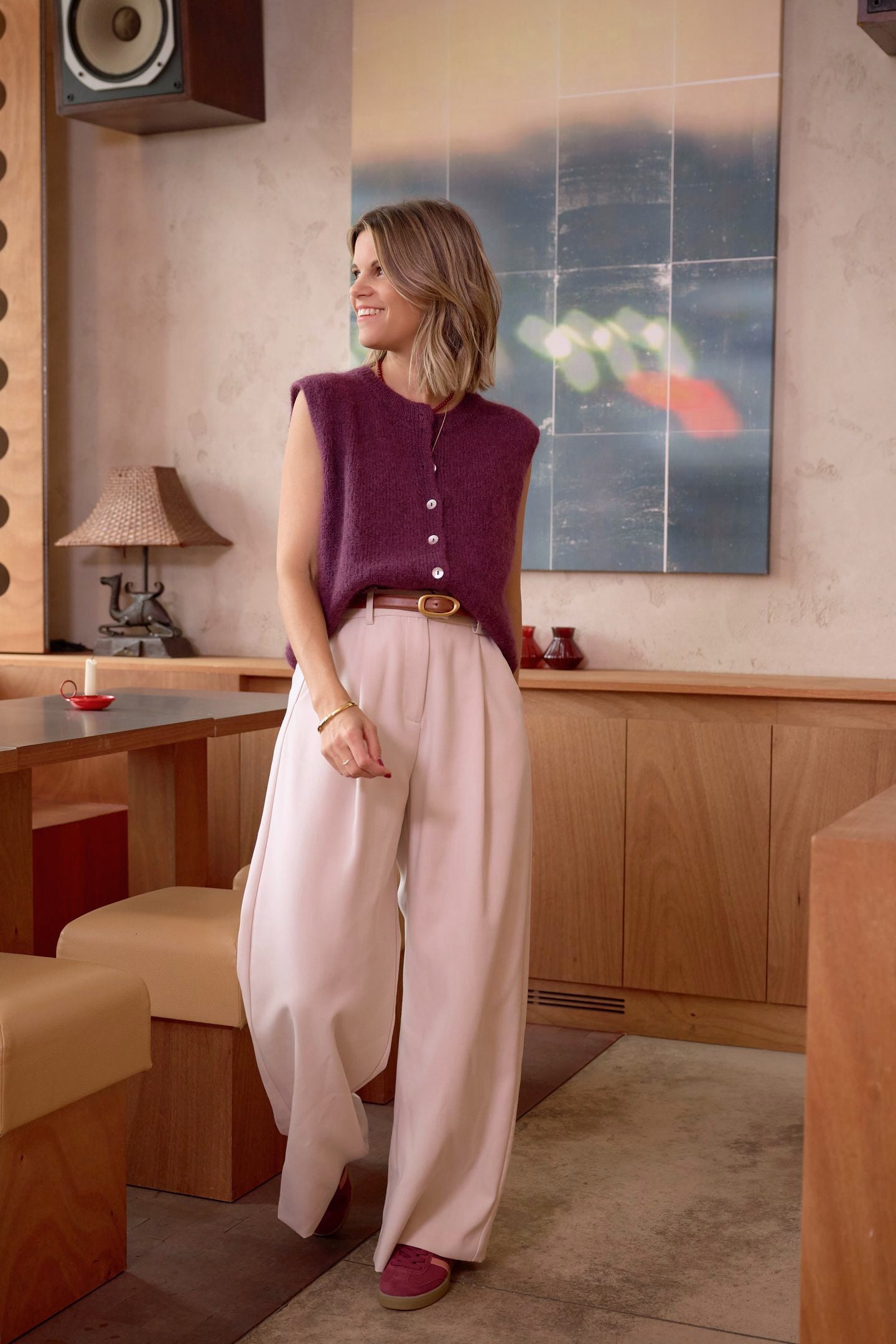 Bobbie Vest Prune