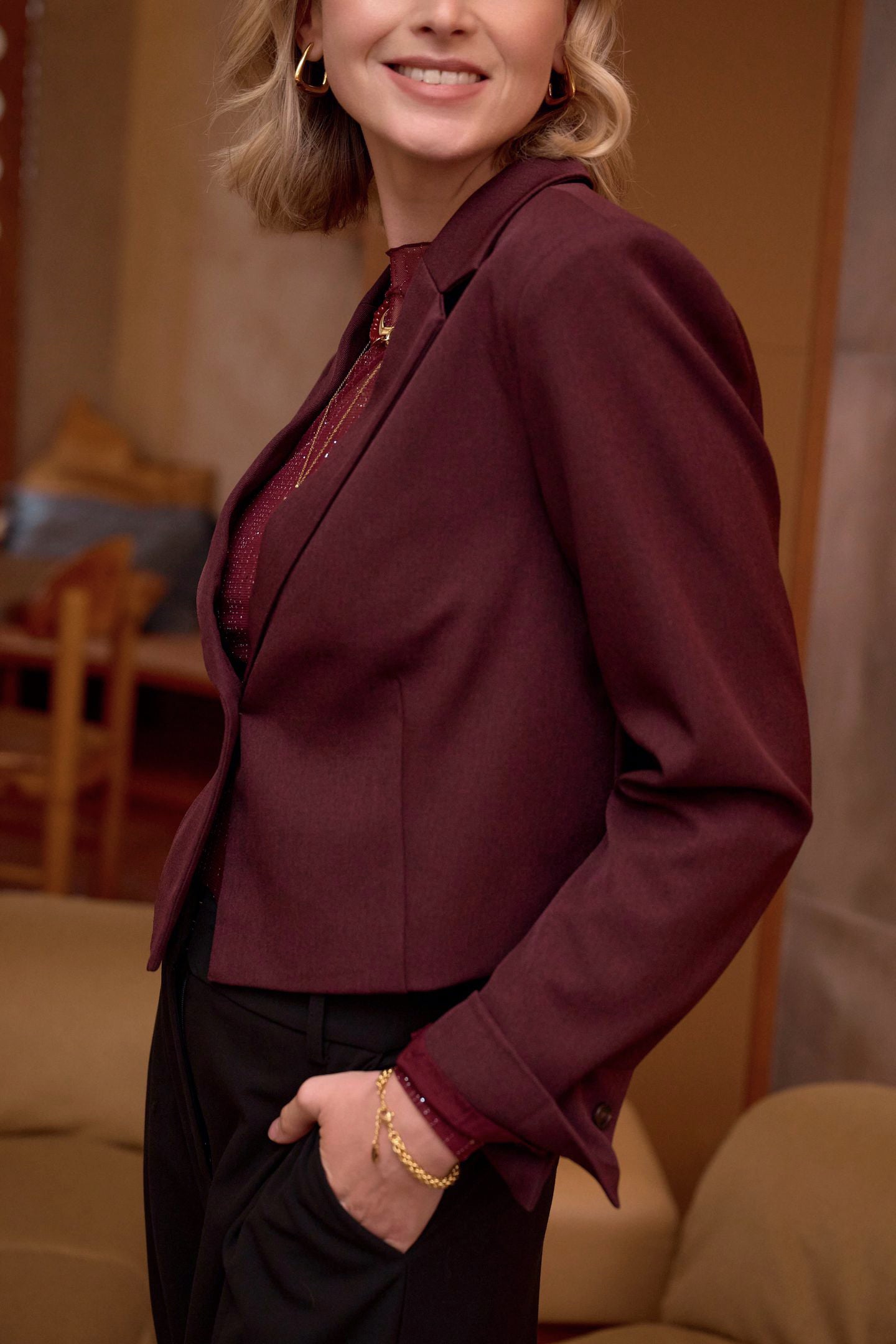 Lilu Corinne Blazer Winetasting