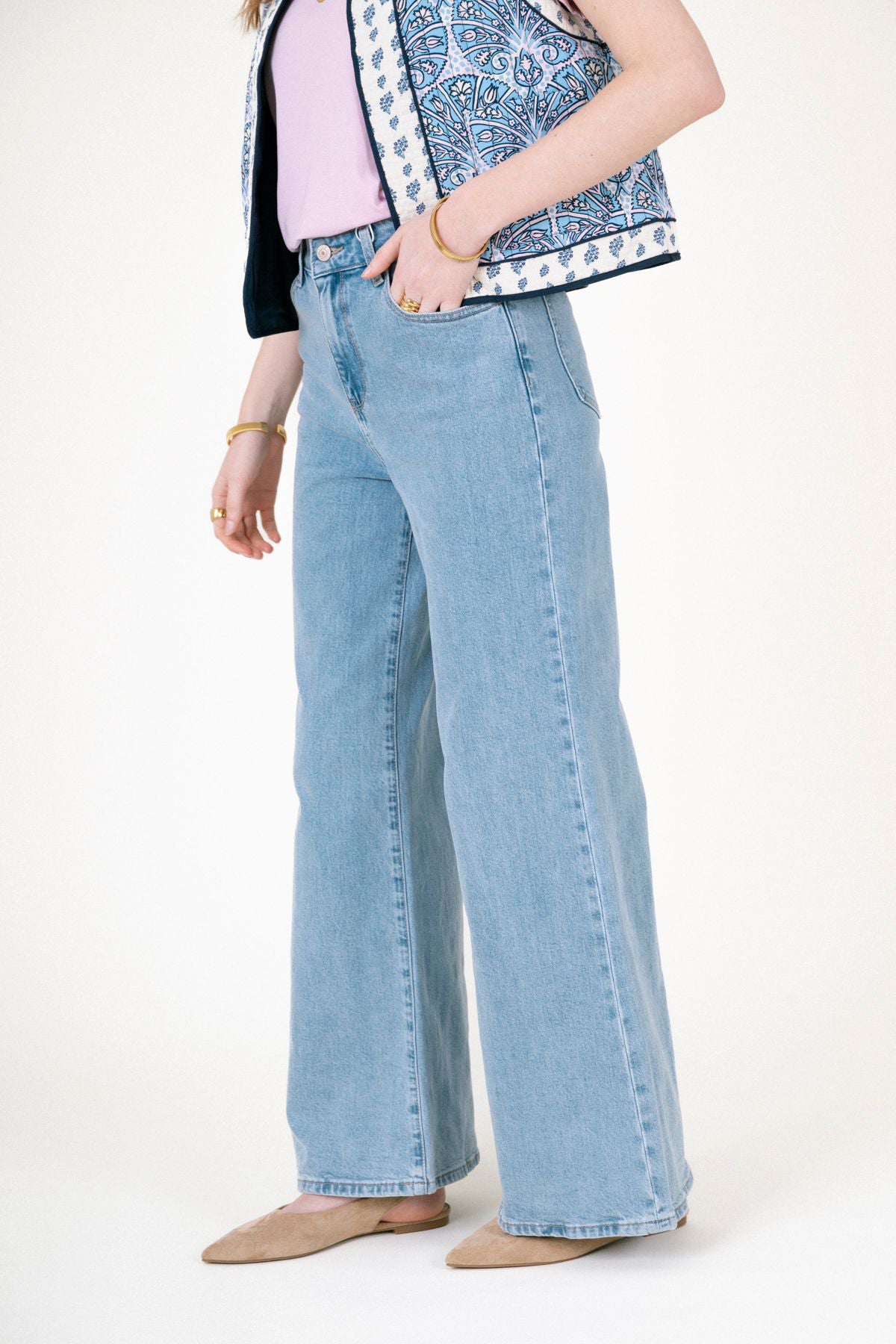 Pietro Wide Leg Jeans