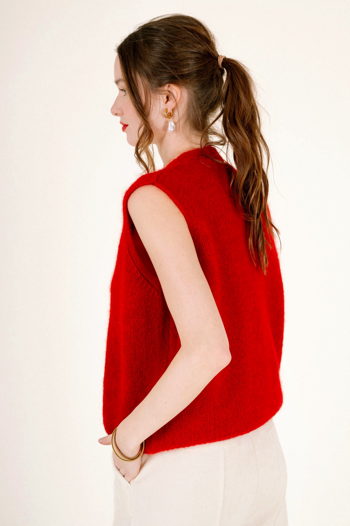 Leonor Vest Rouge