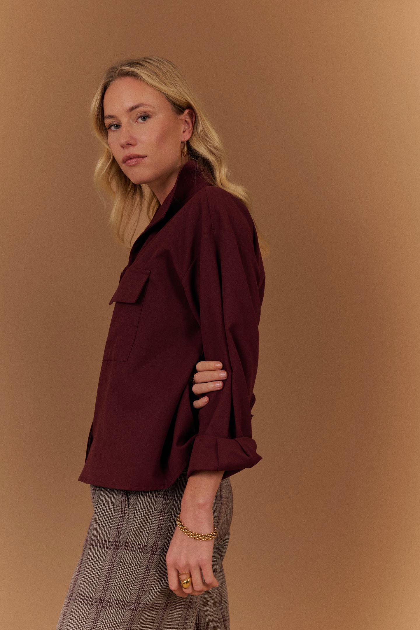 Miko Blouse Bordeaux