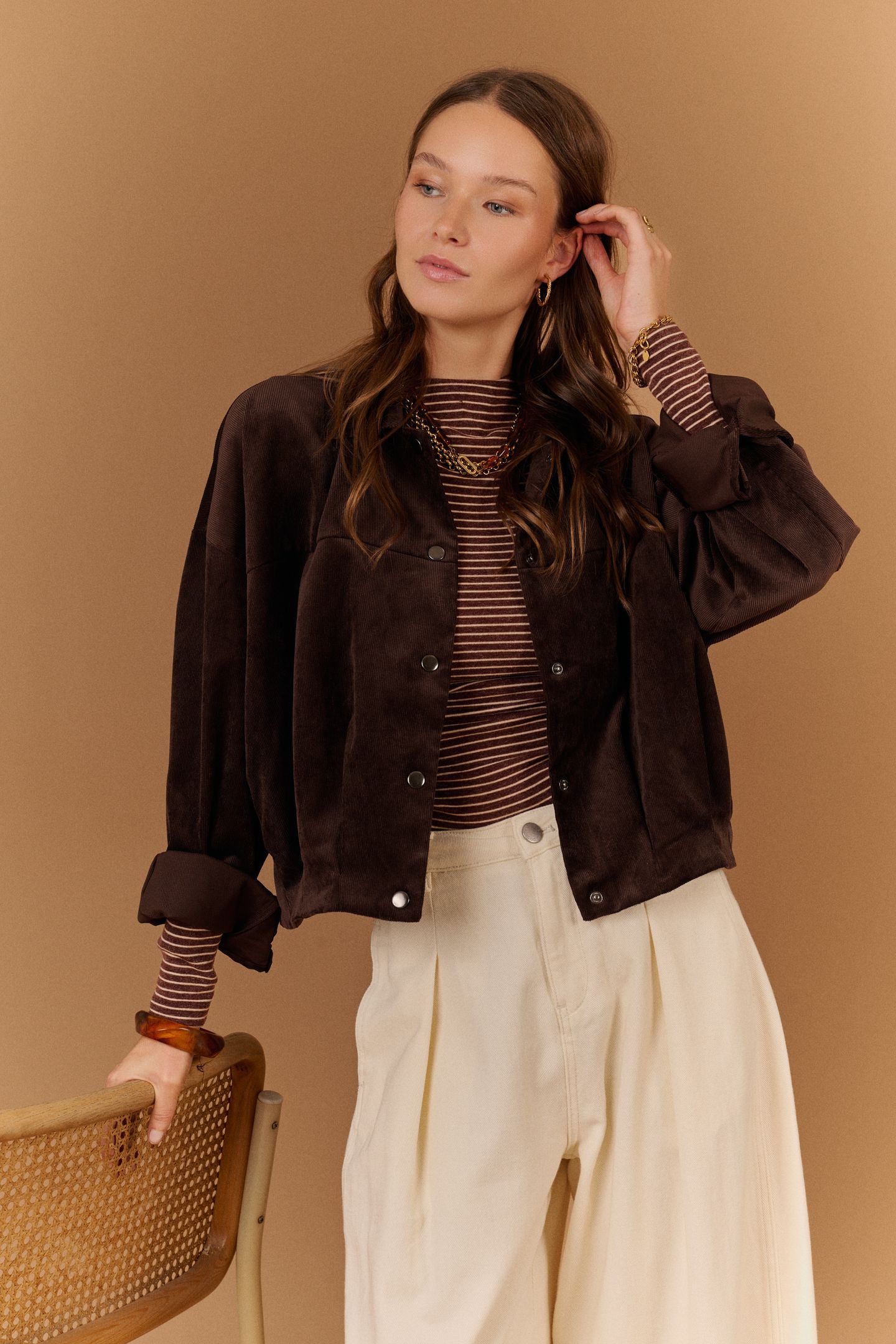 Aralee Top Terracotta
