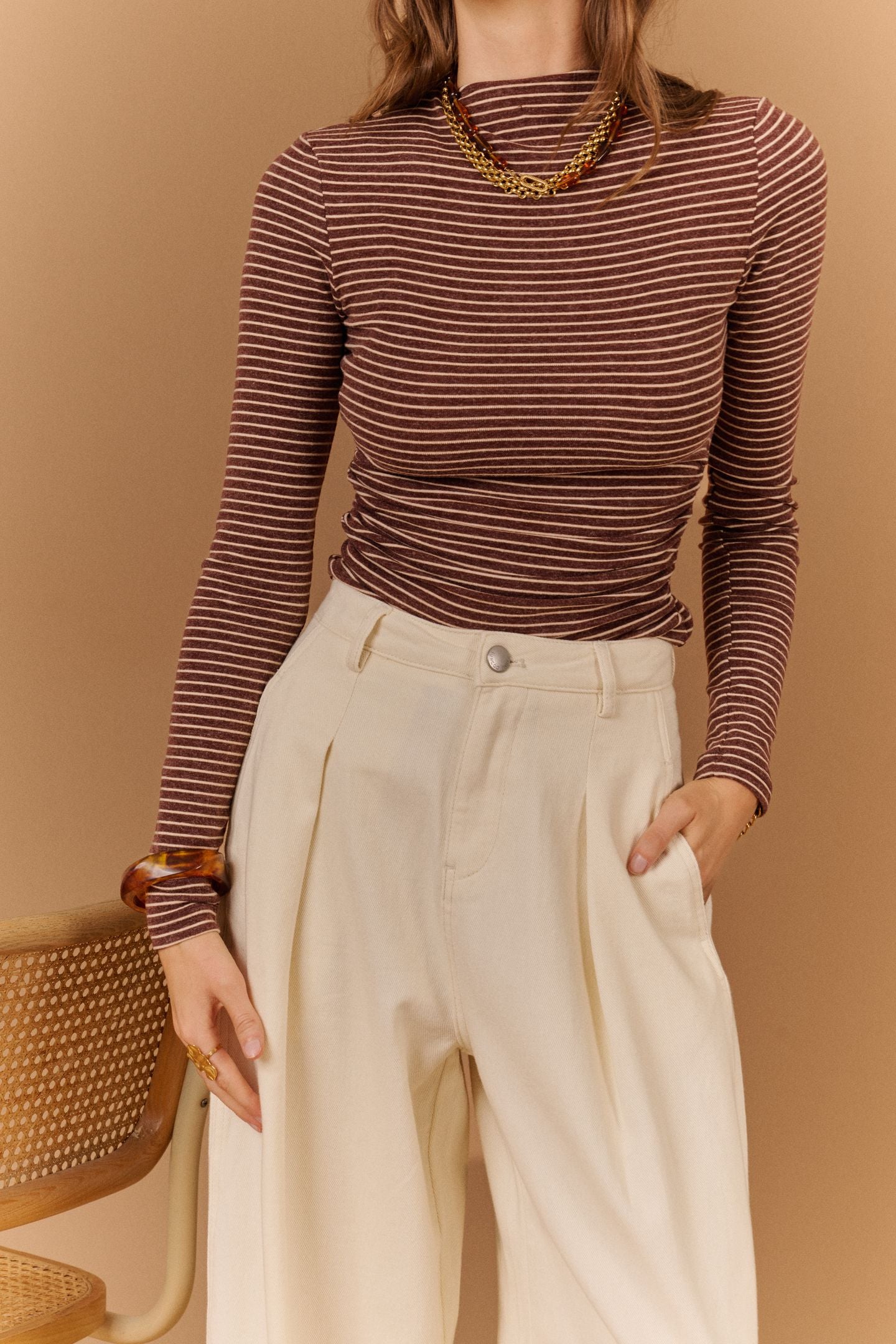 Rim Pants Creme