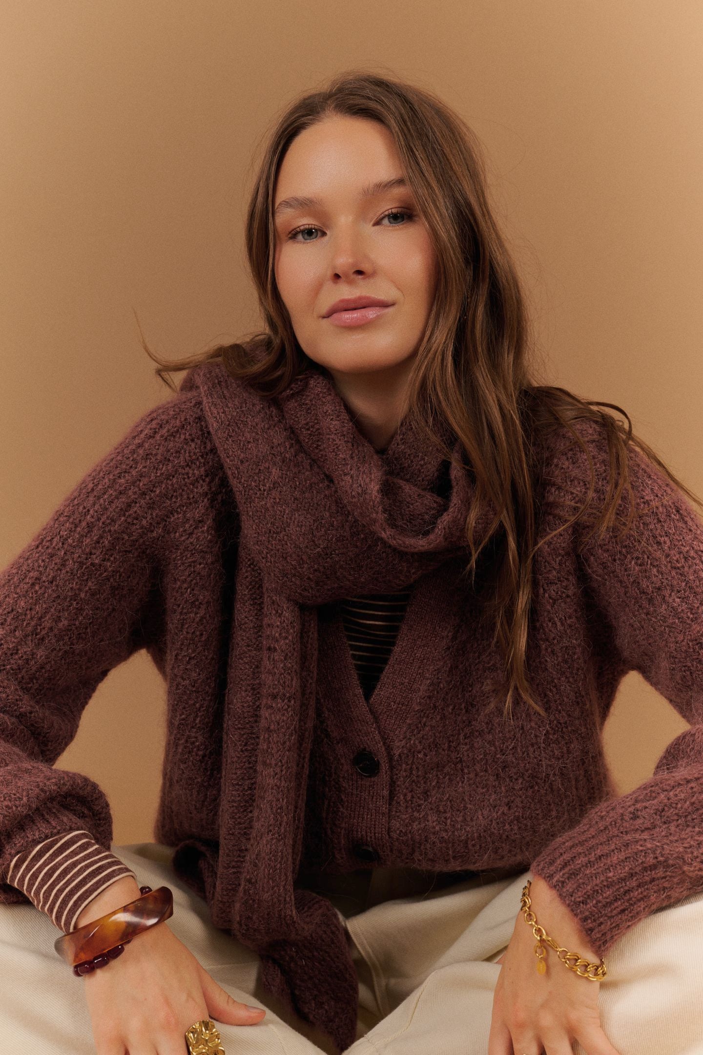 Aglae Scarf Parme