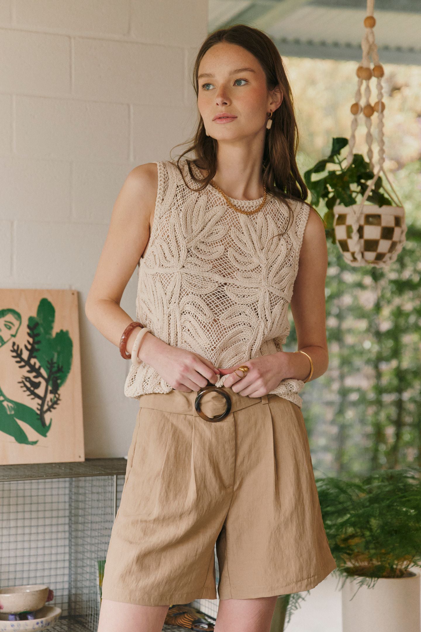 Siamsa Crochet Top