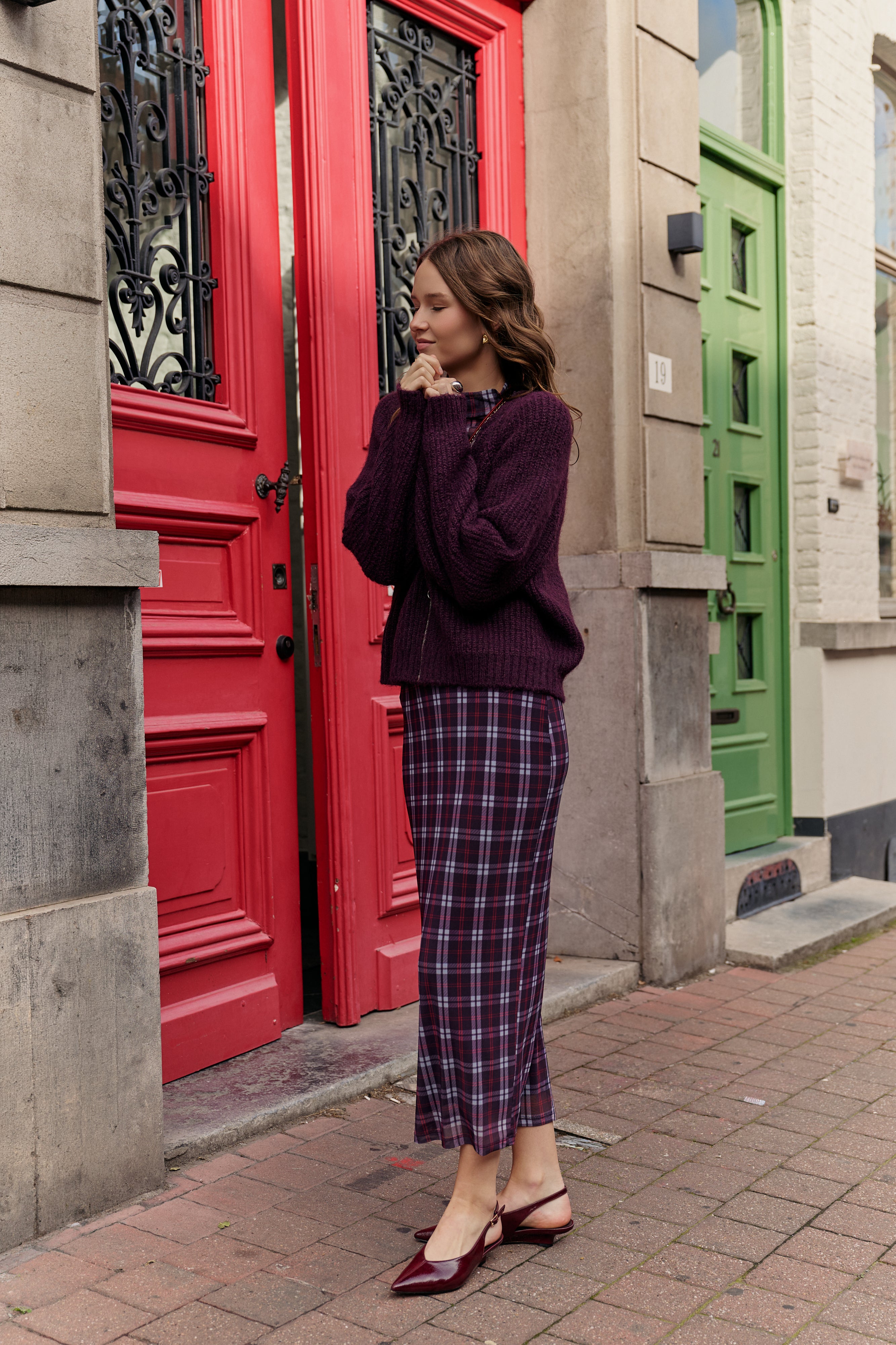 Rani Cardigan Prune