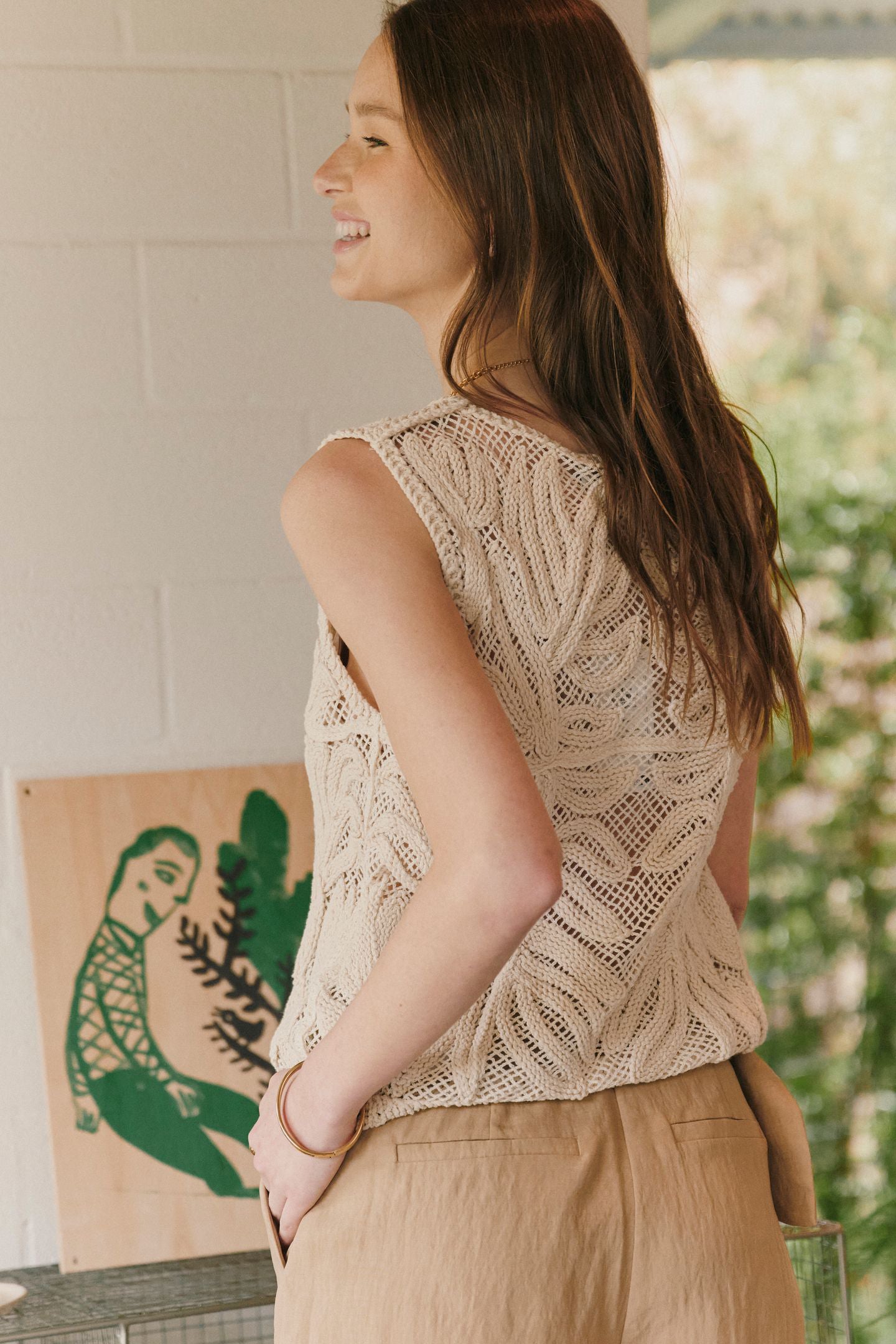 Siamsa Crochet Top
