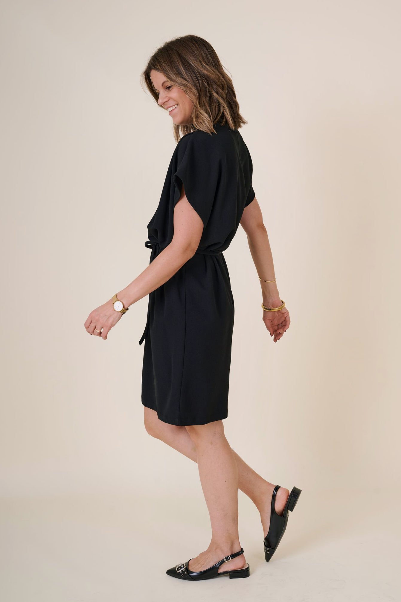 Merlano Dress Black Beauty