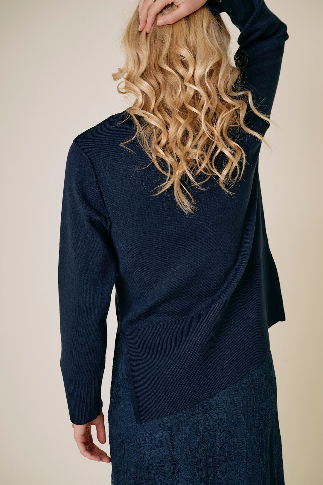 Ostria Knit Navy Blazer