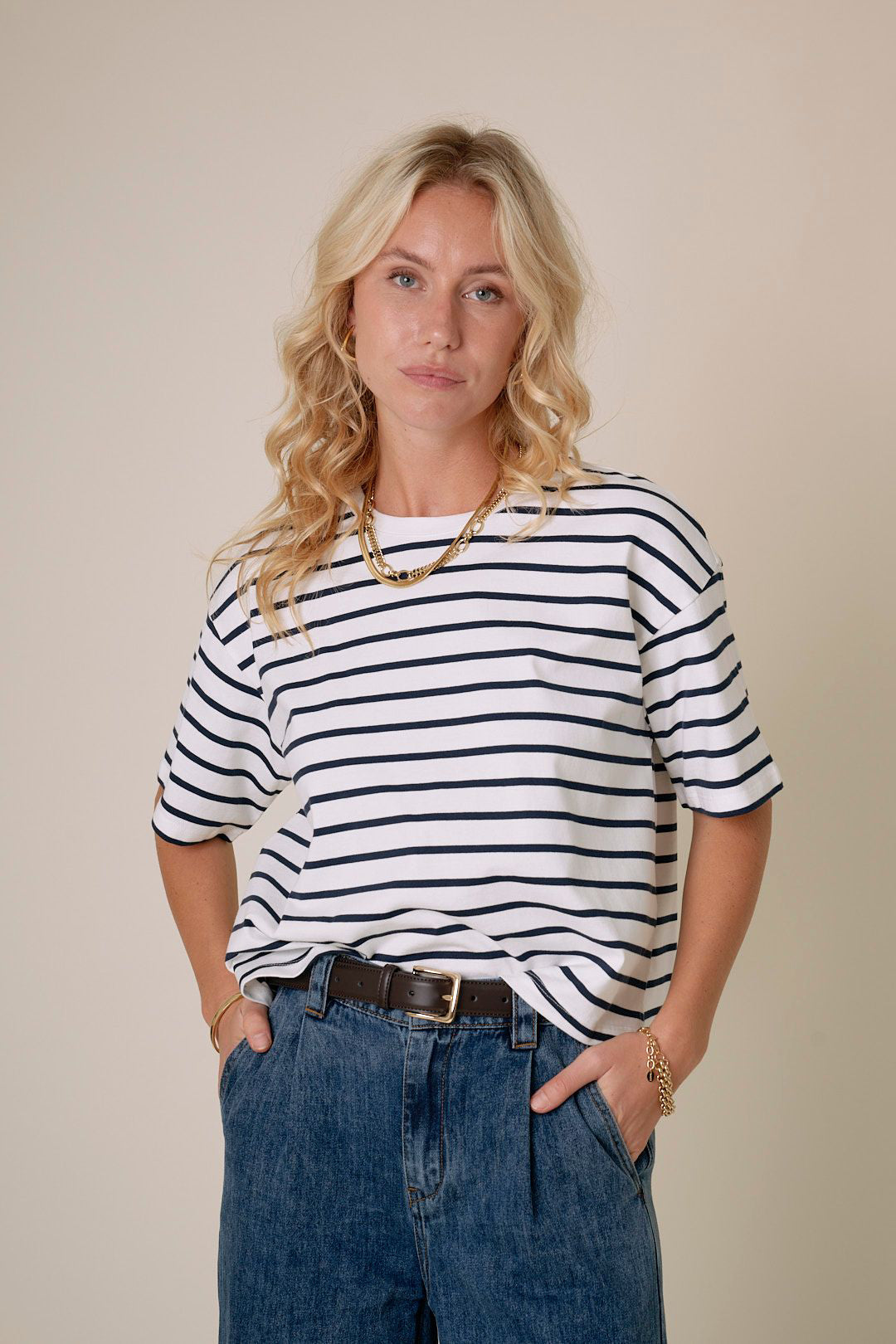 Leana Tee Stripe