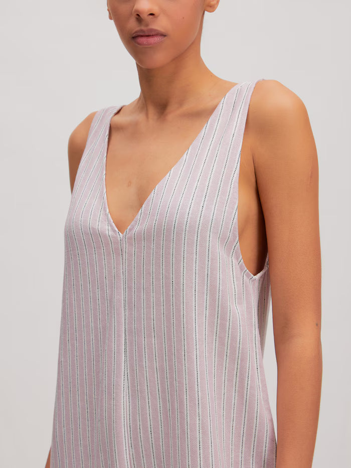 Noel Jumpsuit Pink Stripes
