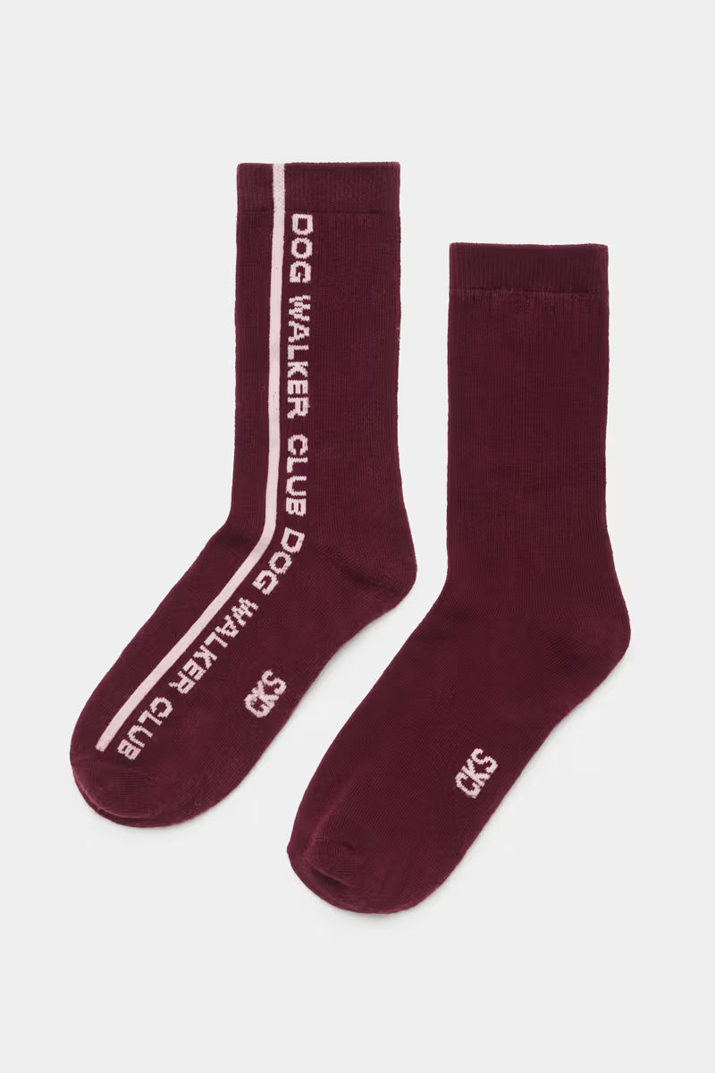 Dogwalkertext Socks