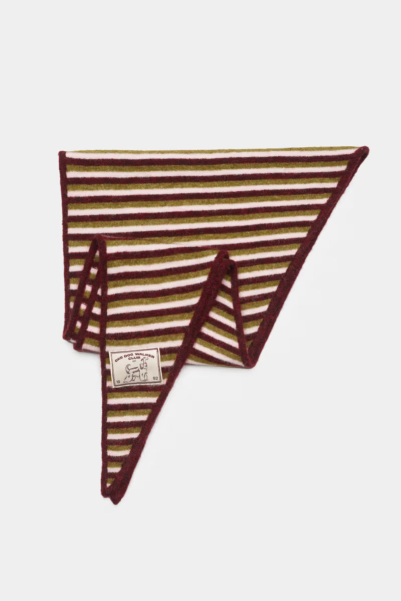 Grandana Scarf Bordeaux Stripes