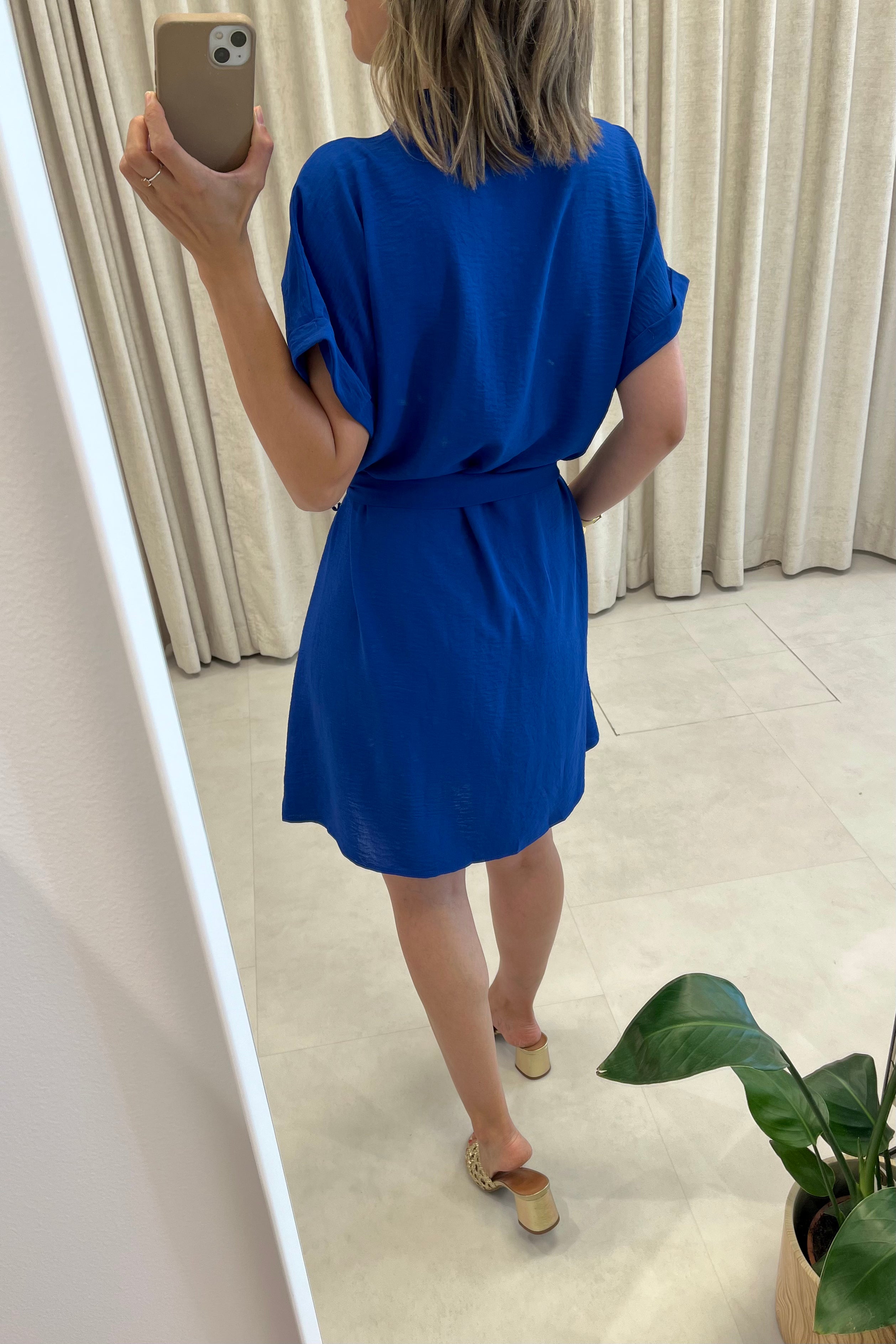 Lima Dress Bleu Electrique