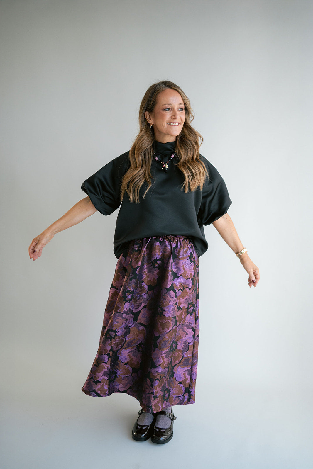 Julia Skirt Party Fuchsia
