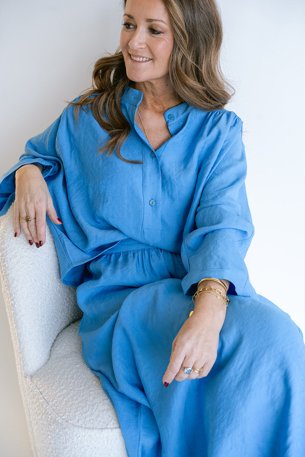 Maya Blouse Brilliant Azul