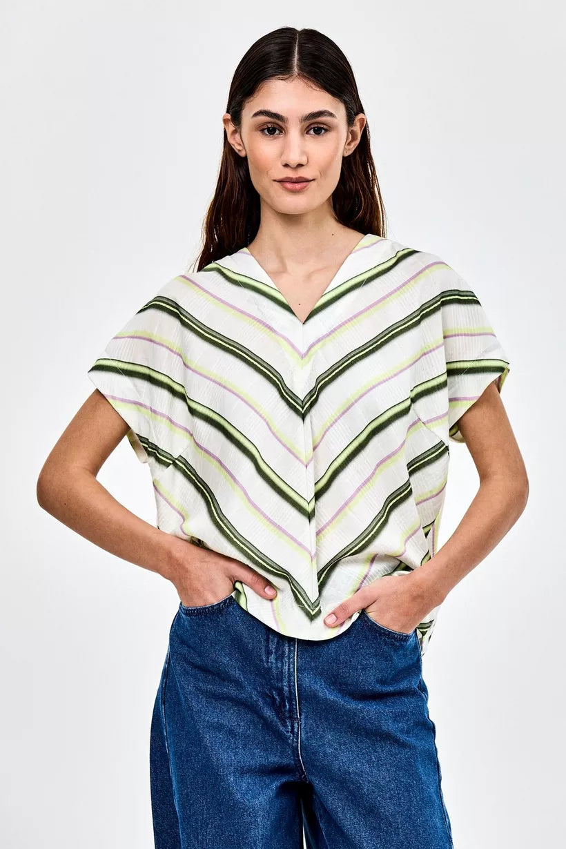 Saba Top Purple/Green