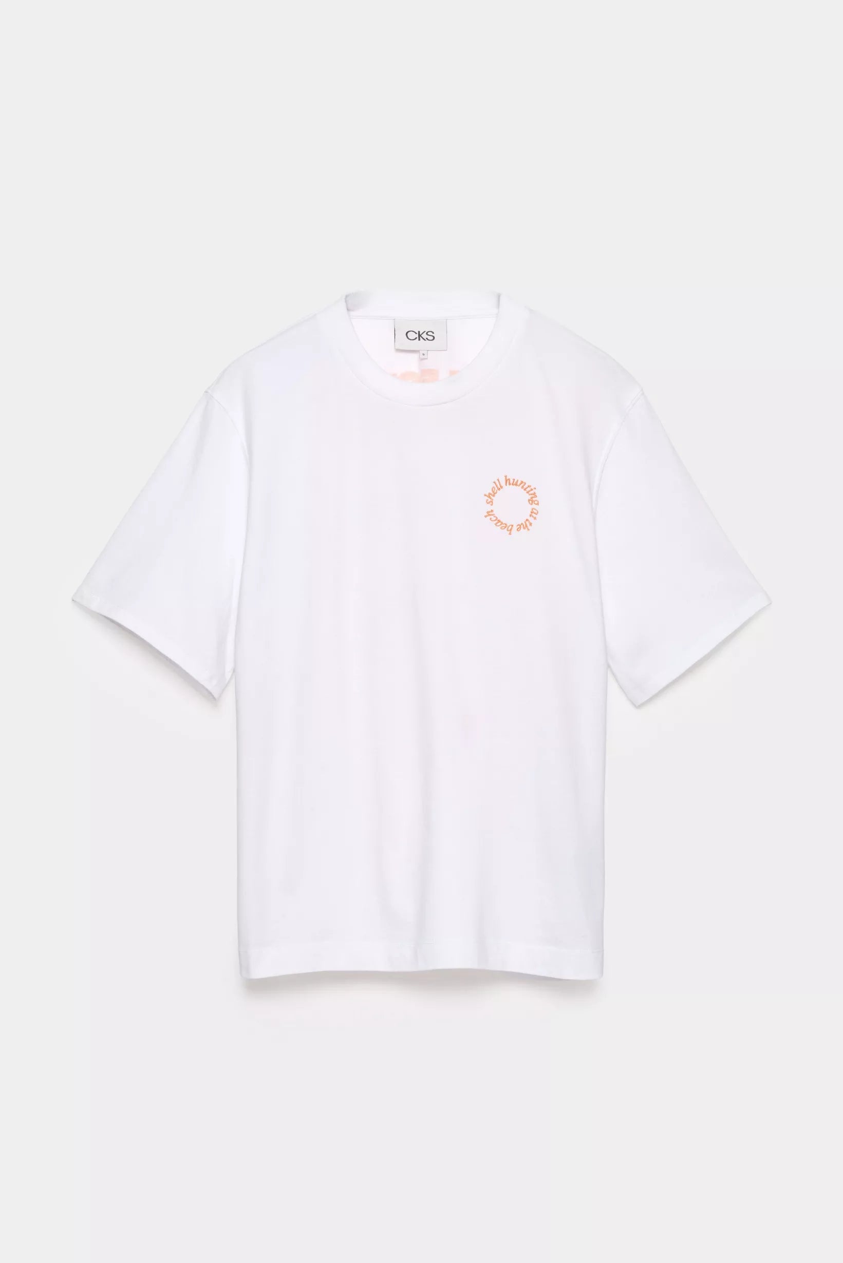 Saria Top White/Coral
