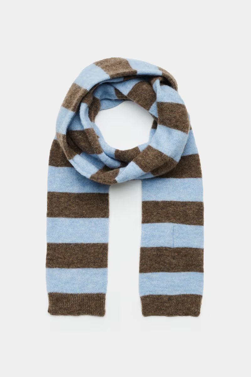 Scoison Scarf Bruin/Lichtblauw