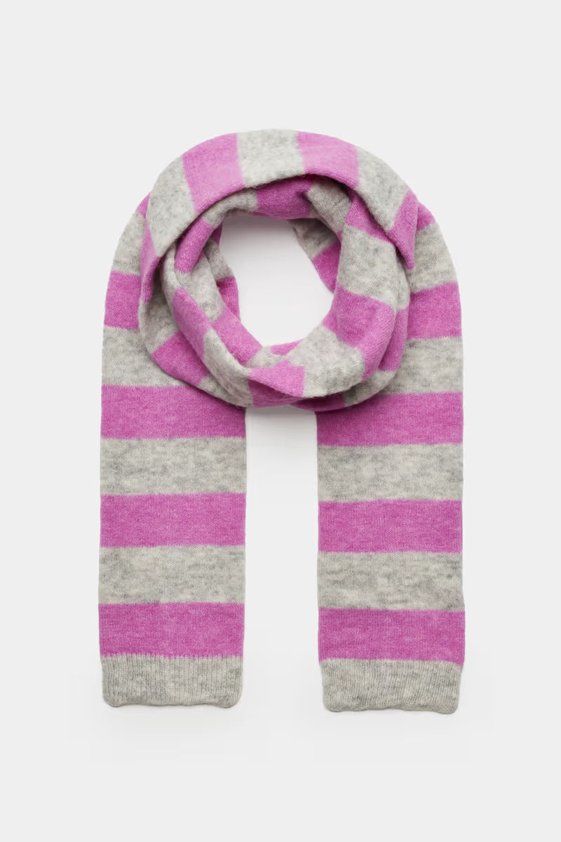 Scoison Scarf Grijs/Roze