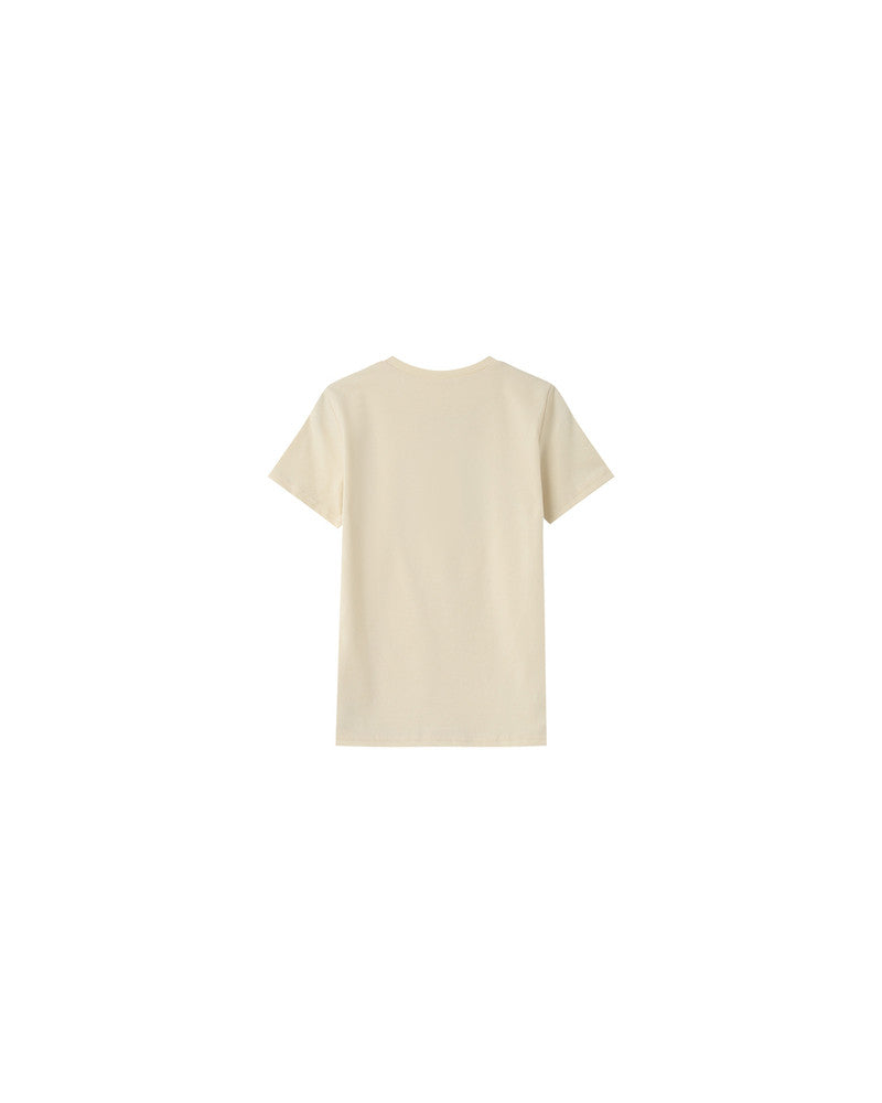 Nicolette T-Shirt Beige