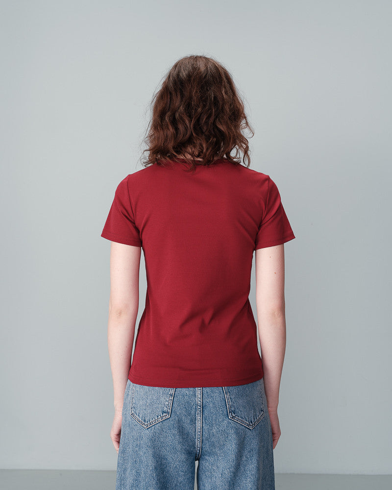 Nicolette T-Shirt Bordeaux