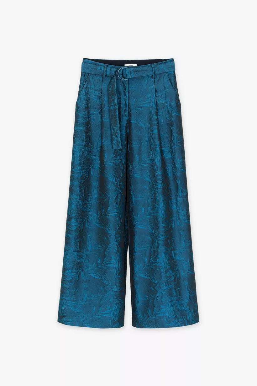 Theo Wide Pants Blue