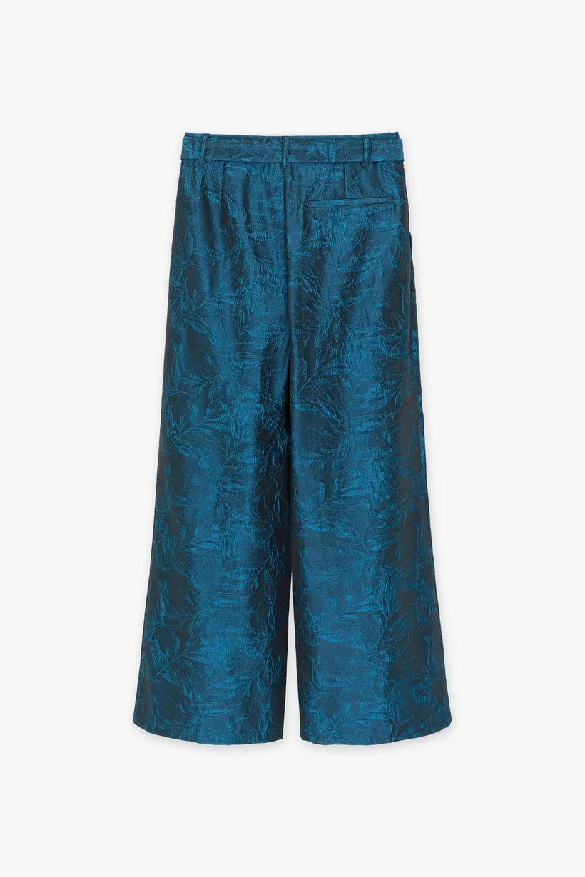 Theo Wide Pants Blue