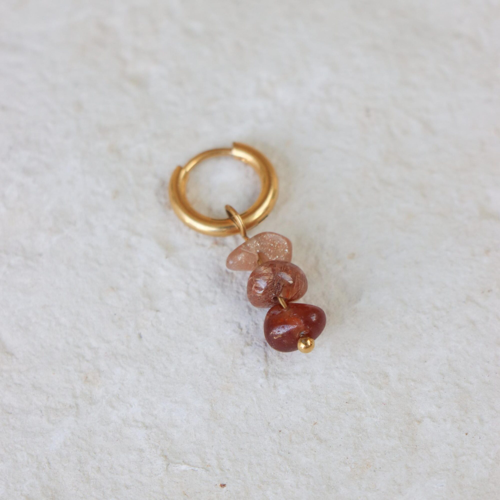 Triple Rock Hoops Gold