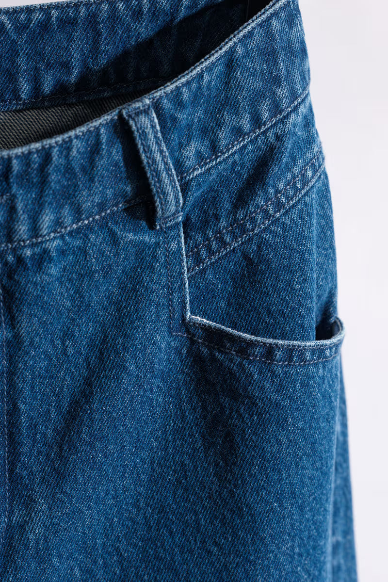 Twake Pants Dark Blue Denim