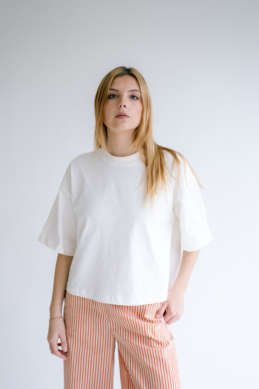 Viktor Tee White/Rust