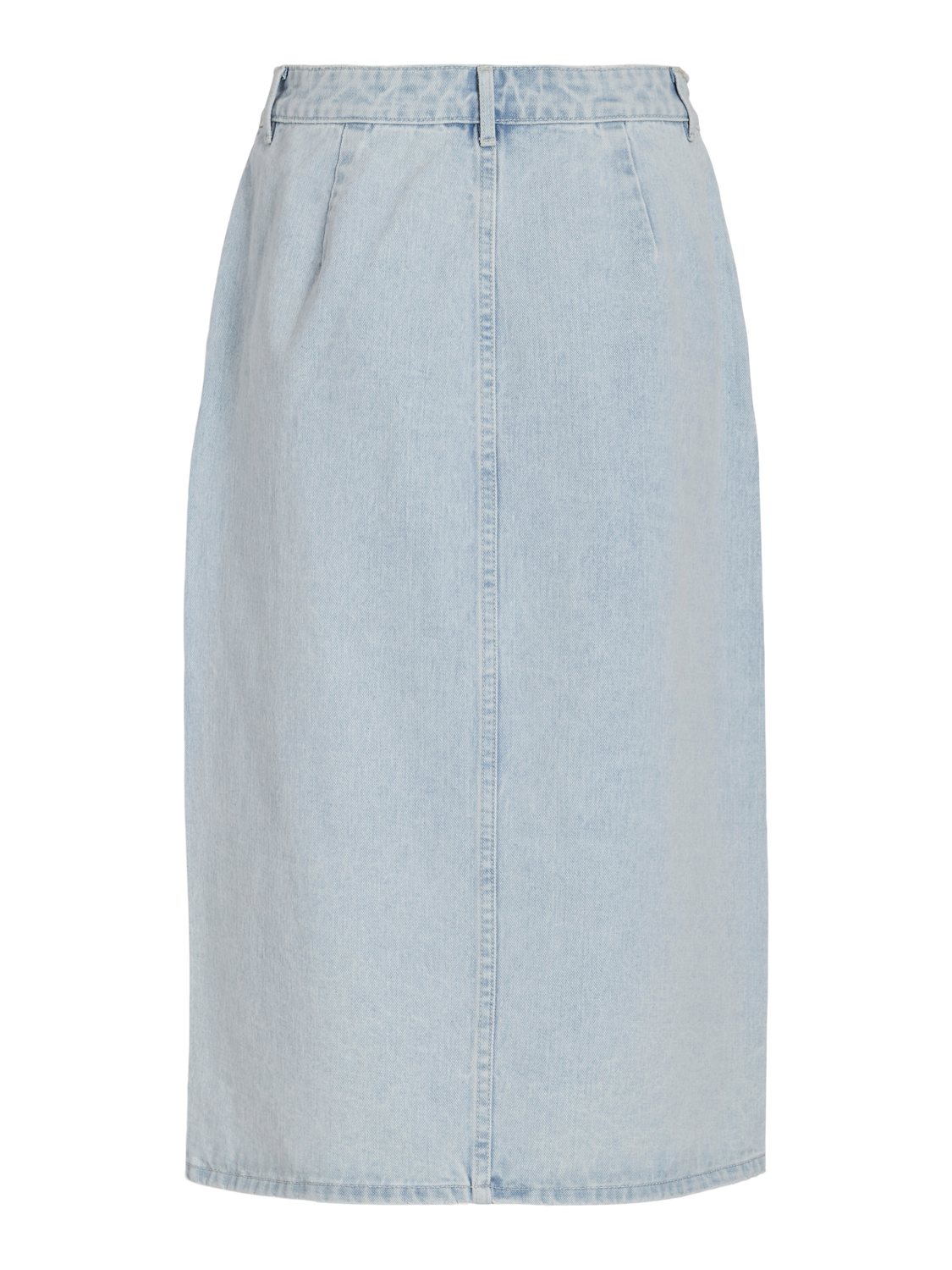 Kira Midi Denim Skirt Light Blue Denim