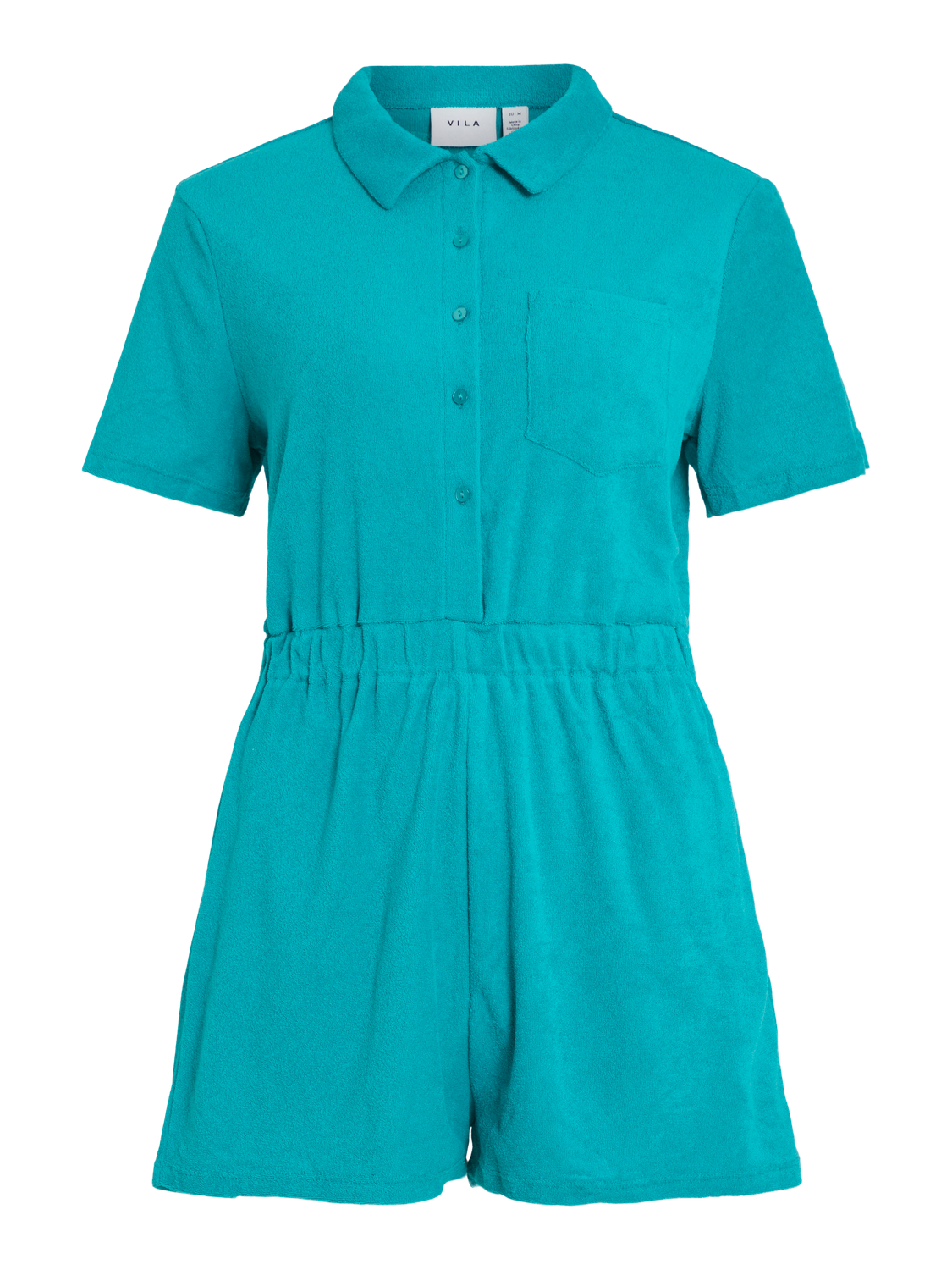 Frotte Playsuit Tropical Green